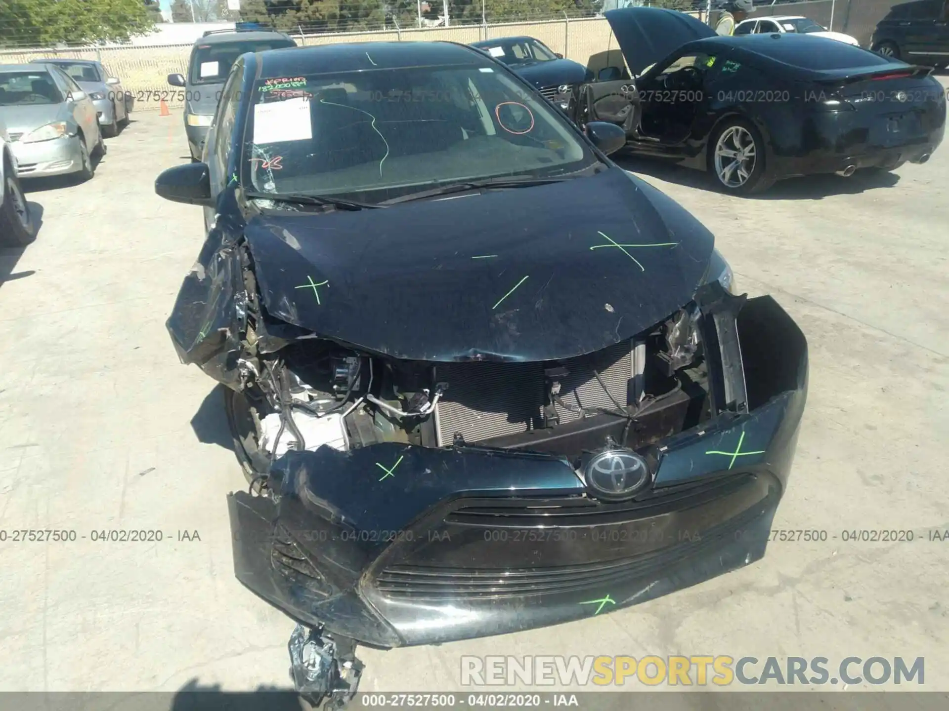 6 Photograph of a damaged car 5YFBURHE4KP874975 TOYOTA COROLLA 2019