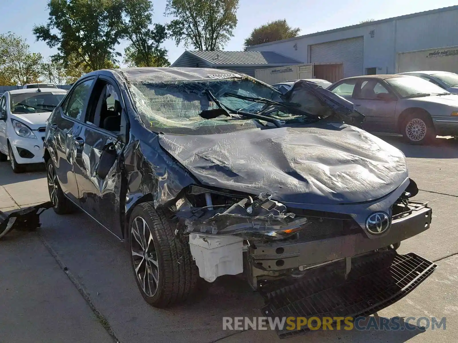 1 Photograph of a damaged car 5YFBURHE4KP874989 TOYOTA COROLLA 2019