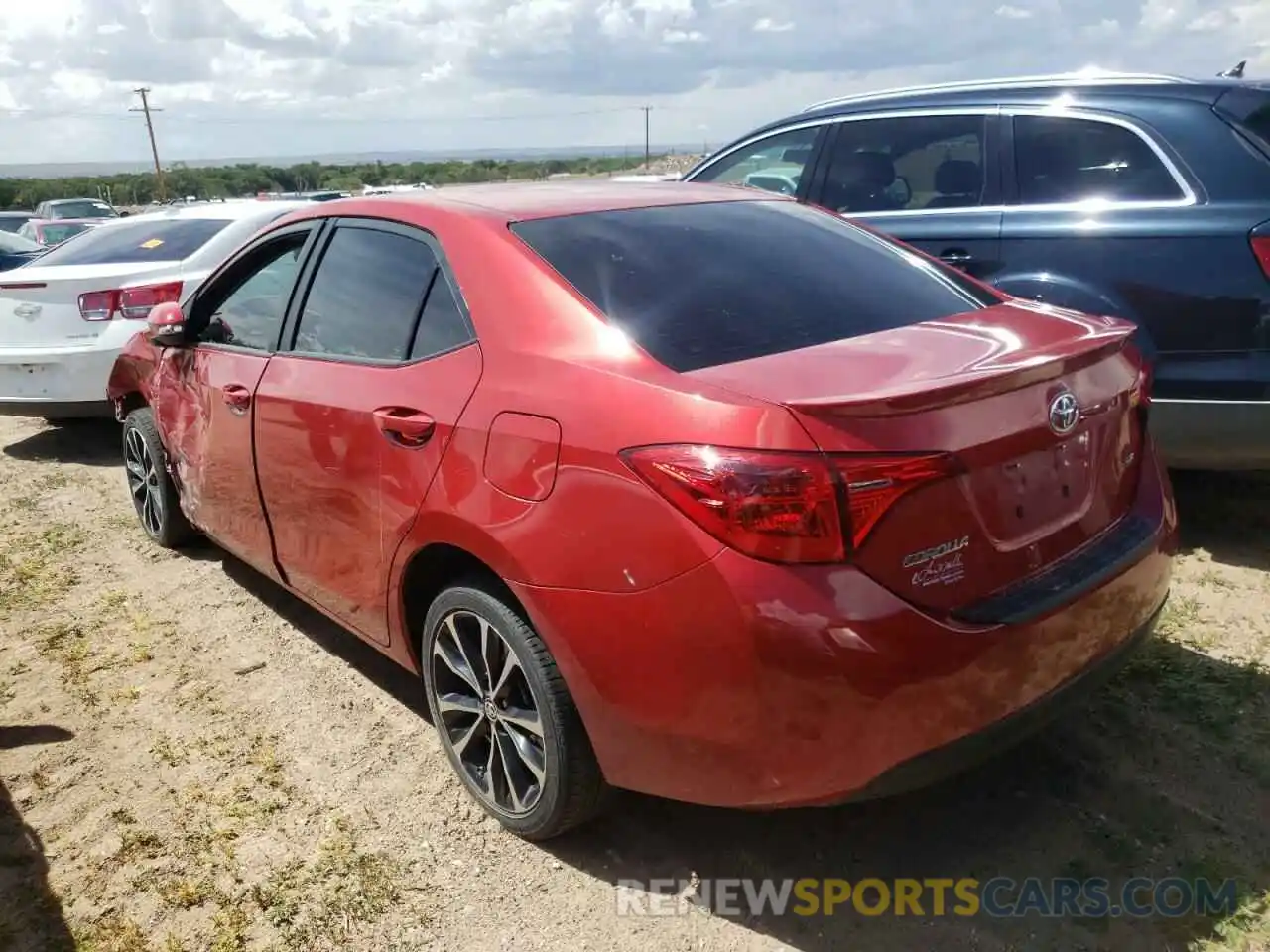 3 Photograph of a damaged car 5YFBURHE4KP875219 TOYOTA COROLLA 2019