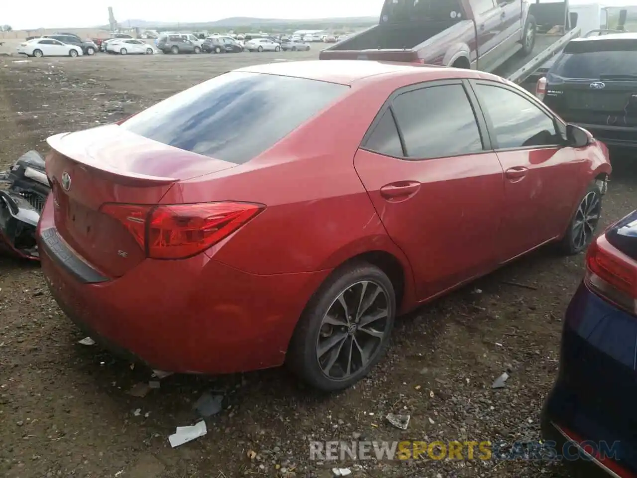 4 Photograph of a damaged car 5YFBURHE4KP875219 TOYOTA COROLLA 2019