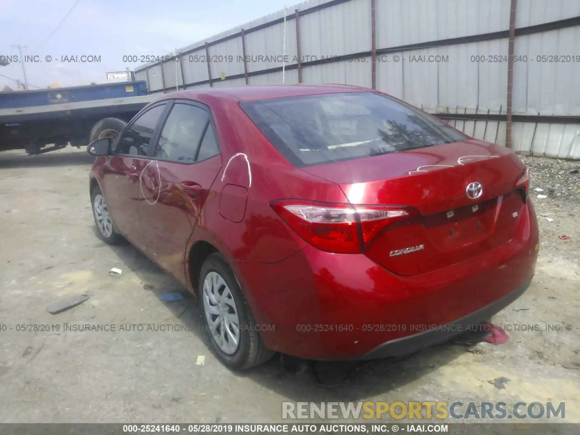 3 Photograph of a damaged car 5YFBURHE4KP875382 TOYOTA COROLLA 2019