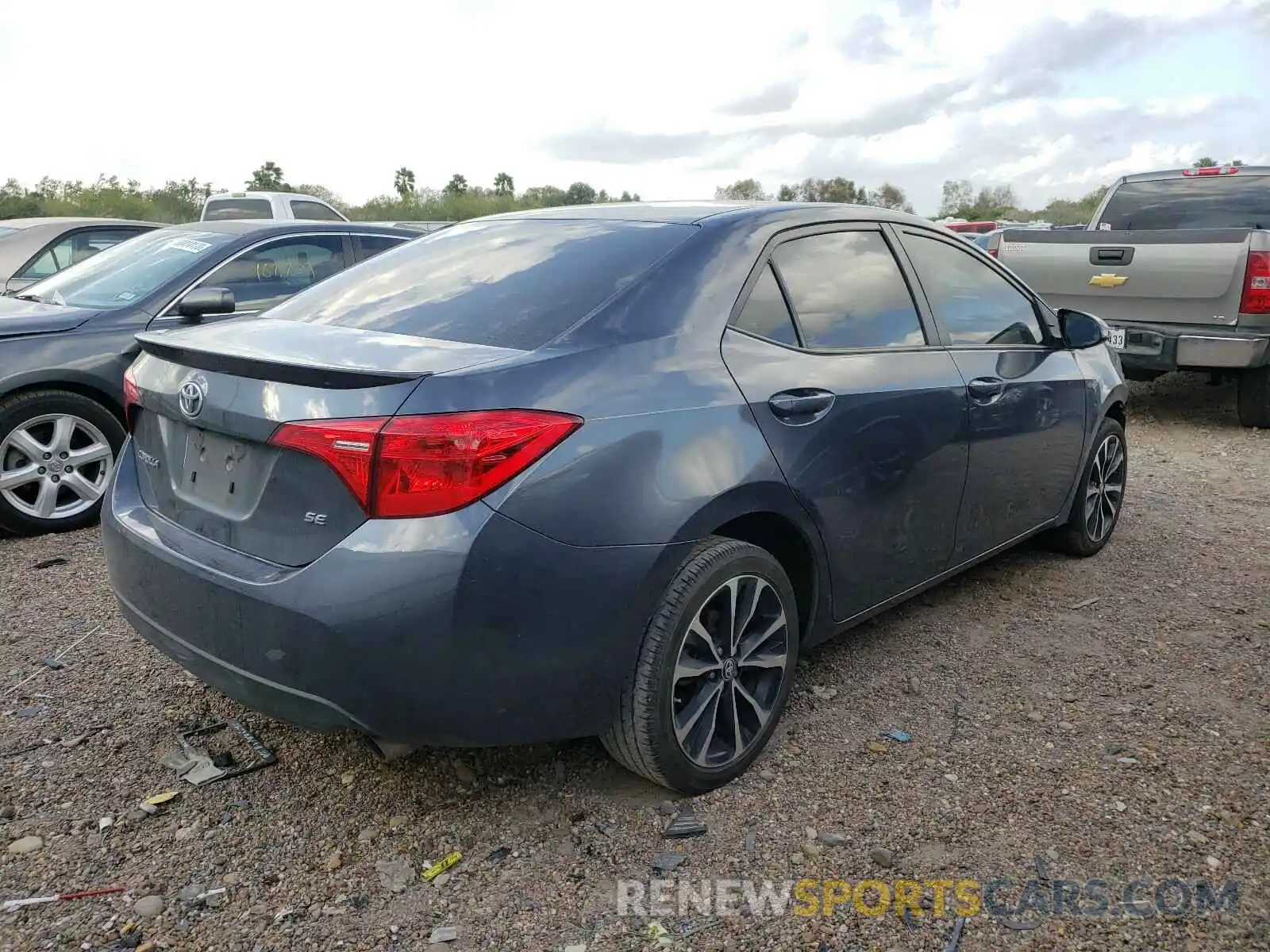 4 Photograph of a damaged car 5YFBURHE4KP875558 TOYOTA COROLLA 2019