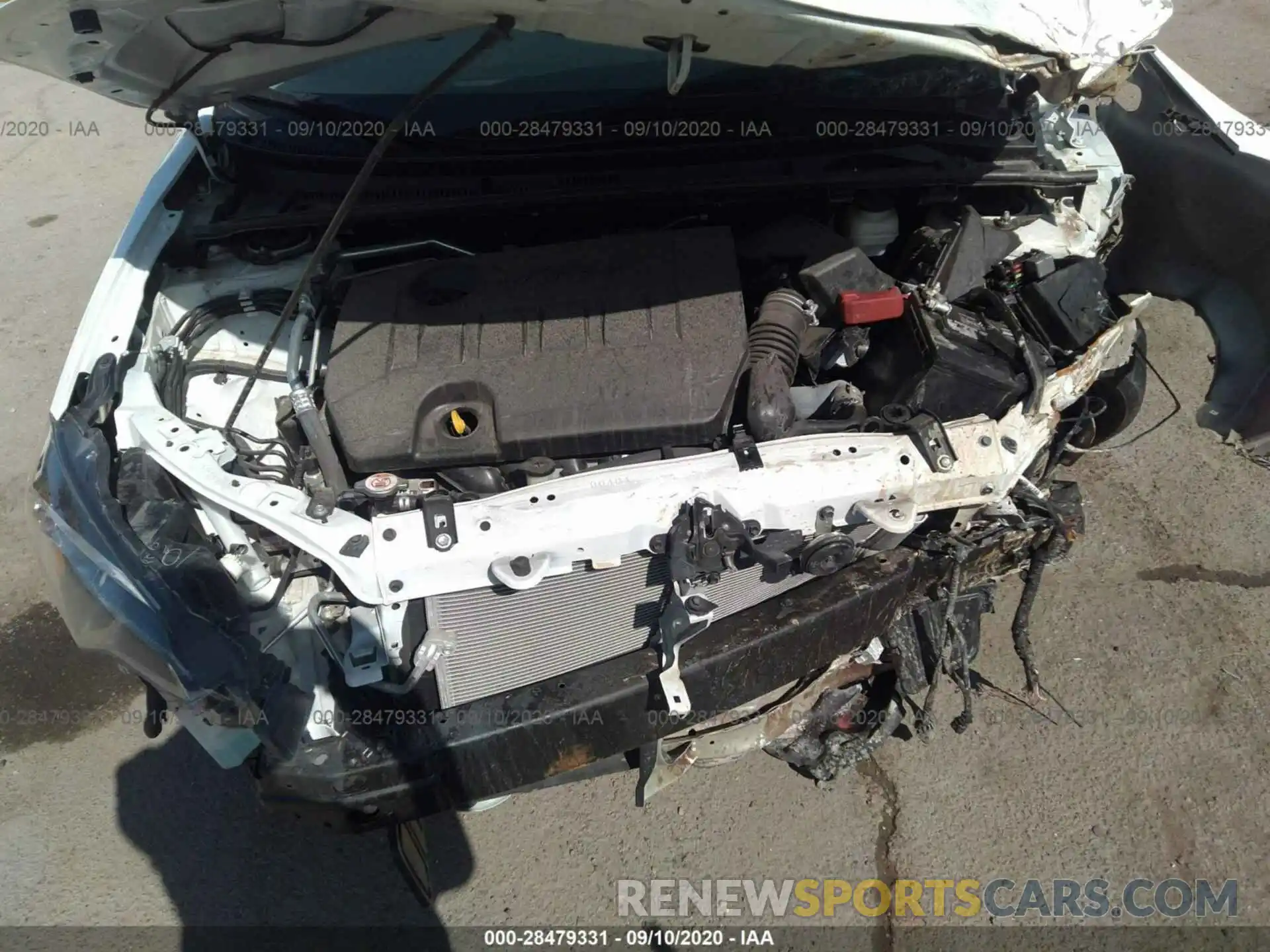 10 Photograph of a damaged car 5YFBURHE4KP875771 TOYOTA COROLLA 2019