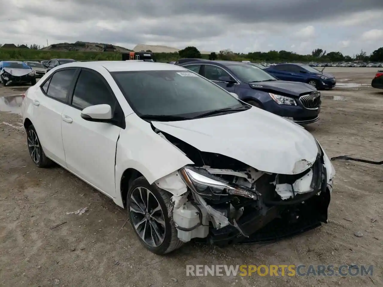 1 Photograph of a damaged car 5YFBURHE4KP875978 TOYOTA COROLLA 2019