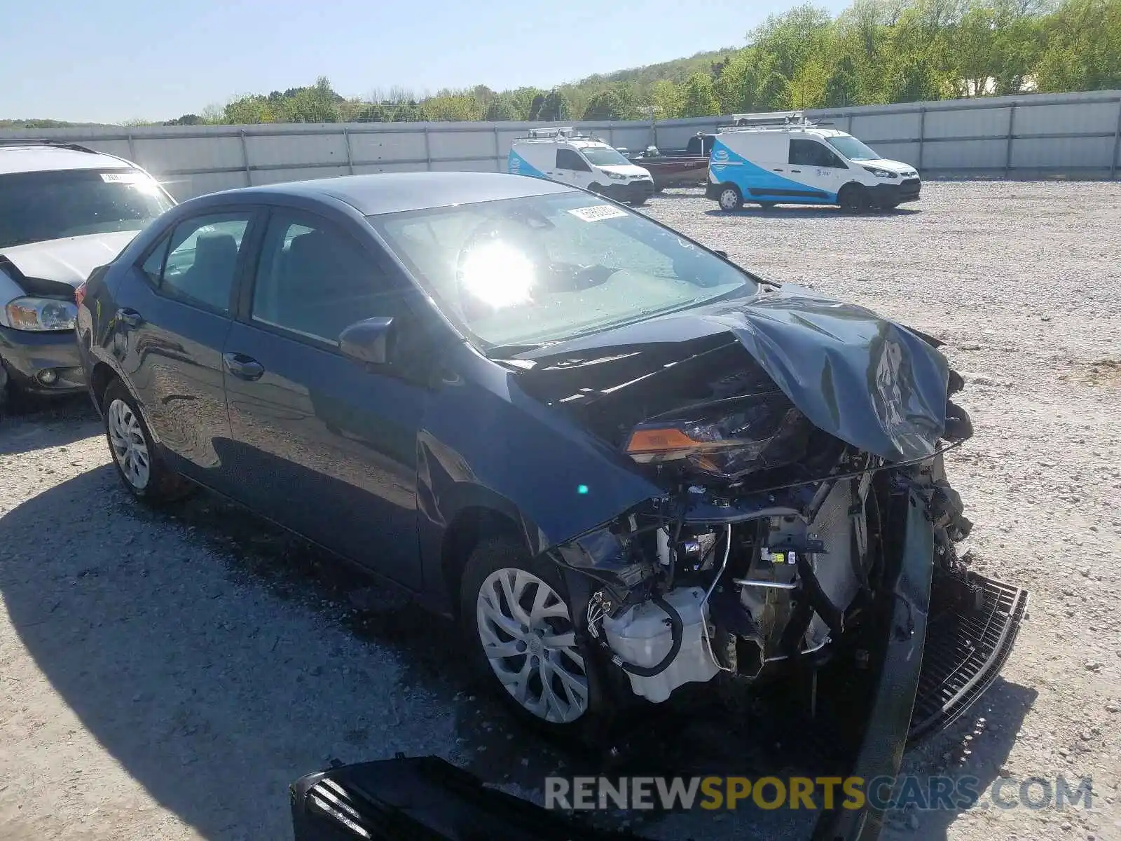 1 Photograph of a damaged car 5YFBURHE4KP876077 TOYOTA COROLLA 2019