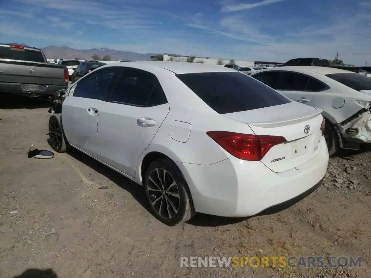 3 Photograph of a damaged car 5YFBURHE4KP876144 TOYOTA COROLLA 2019