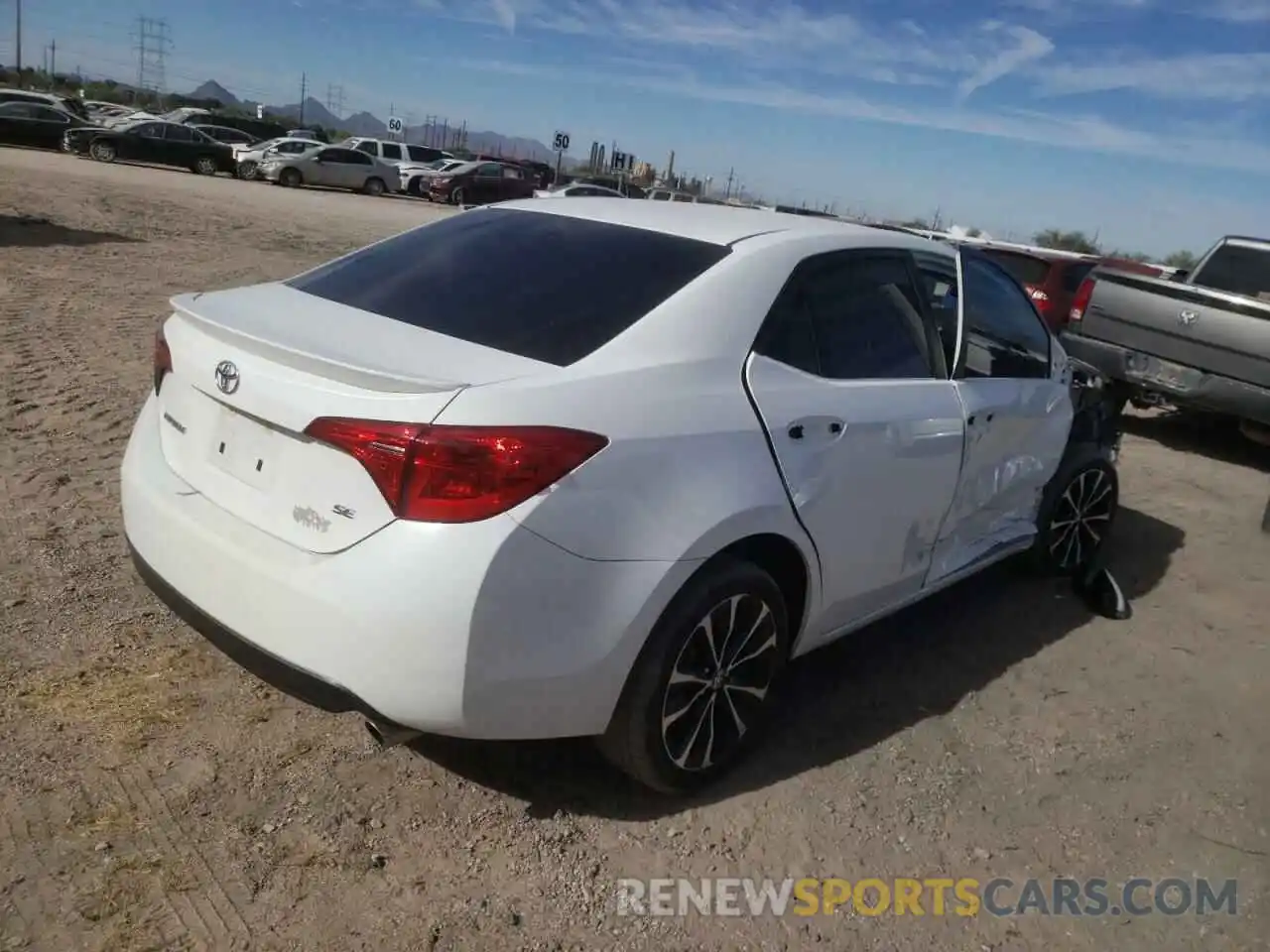 4 Photograph of a damaged car 5YFBURHE4KP876144 TOYOTA COROLLA 2019