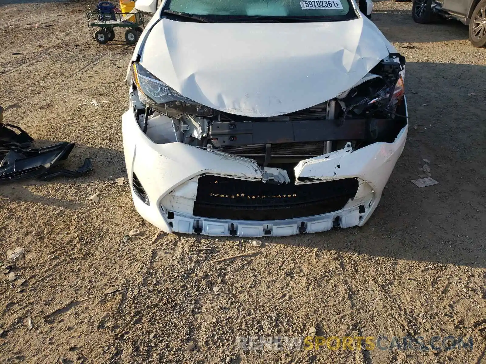 9 Photograph of a damaged car 5YFBURHE4KP876192 TOYOTA COROLLA 2019