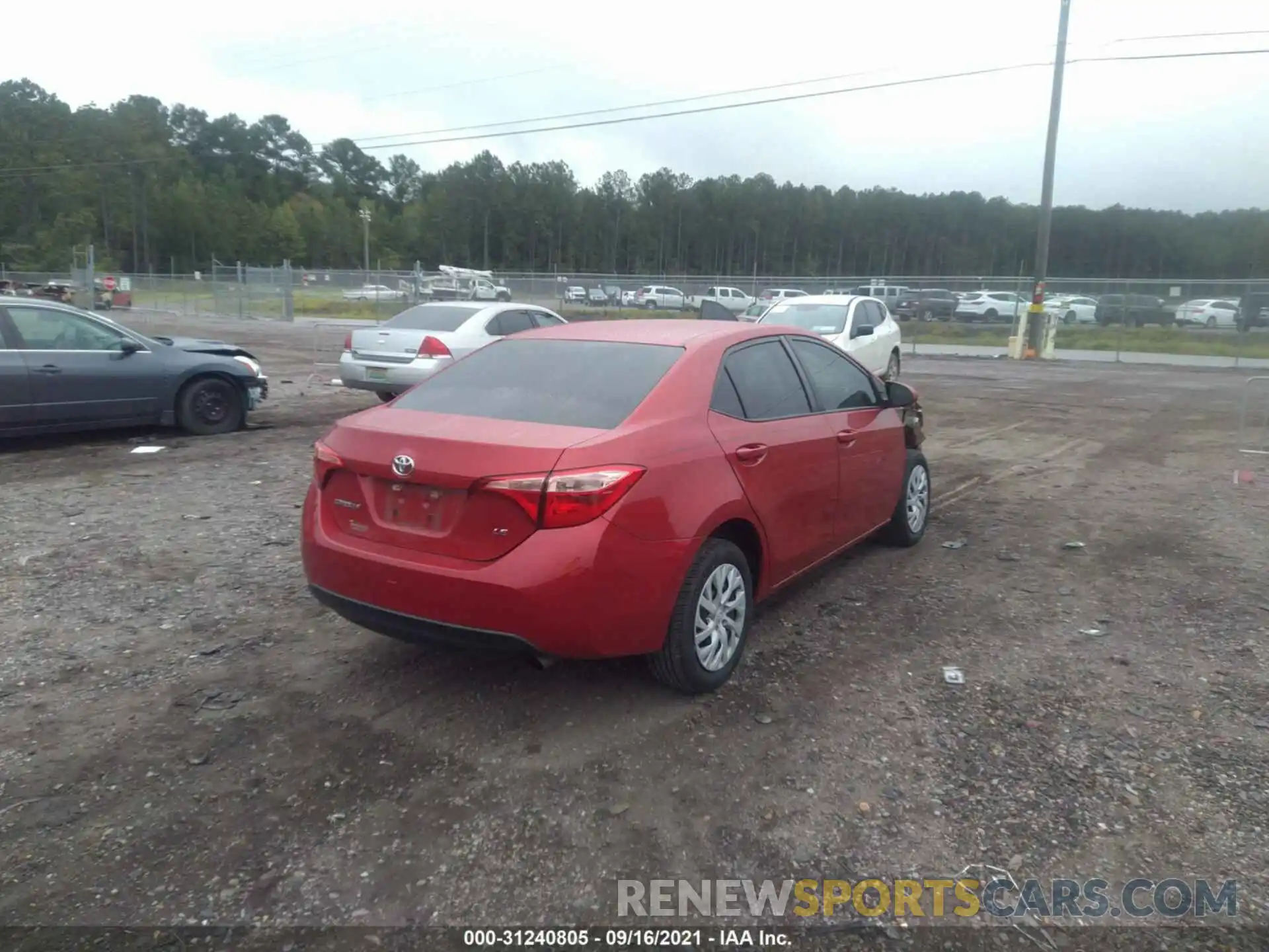 4 Photograph of a damaged car 5YFBURHE4KP876547 TOYOTA COROLLA 2019