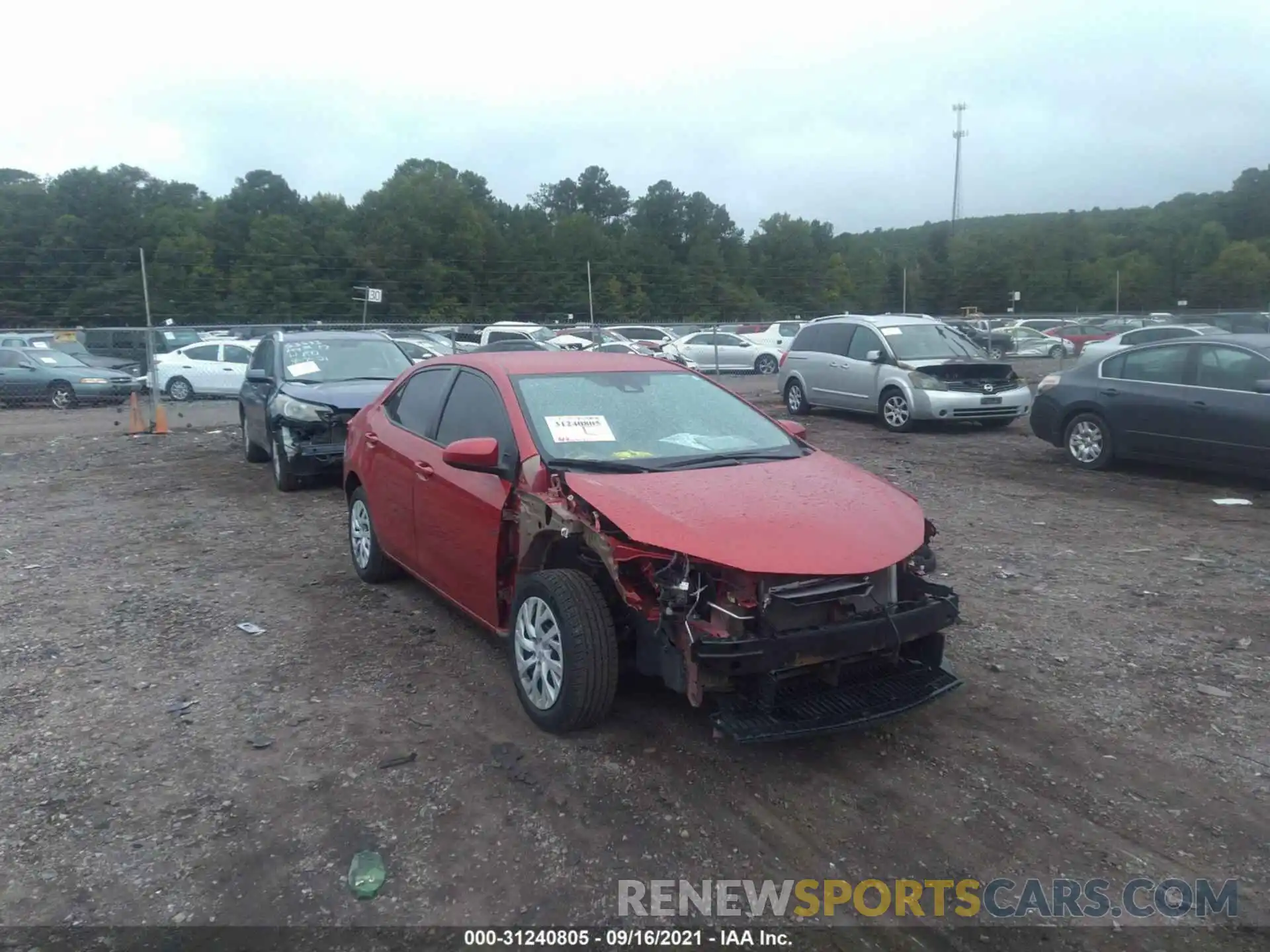 6 Photograph of a damaged car 5YFBURHE4KP876547 TOYOTA COROLLA 2019