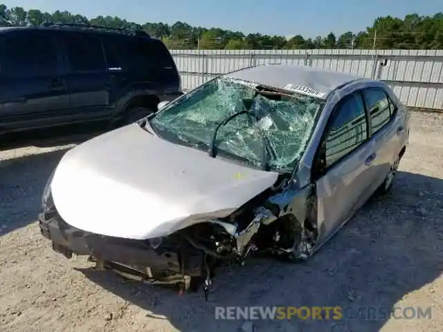 2 Photograph of a damaged car 5YFBURHE4KP876841 TOYOTA COROLLA 2019