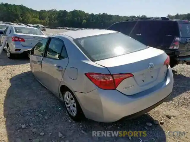 3 Photograph of a damaged car 5YFBURHE4KP876841 TOYOTA COROLLA 2019