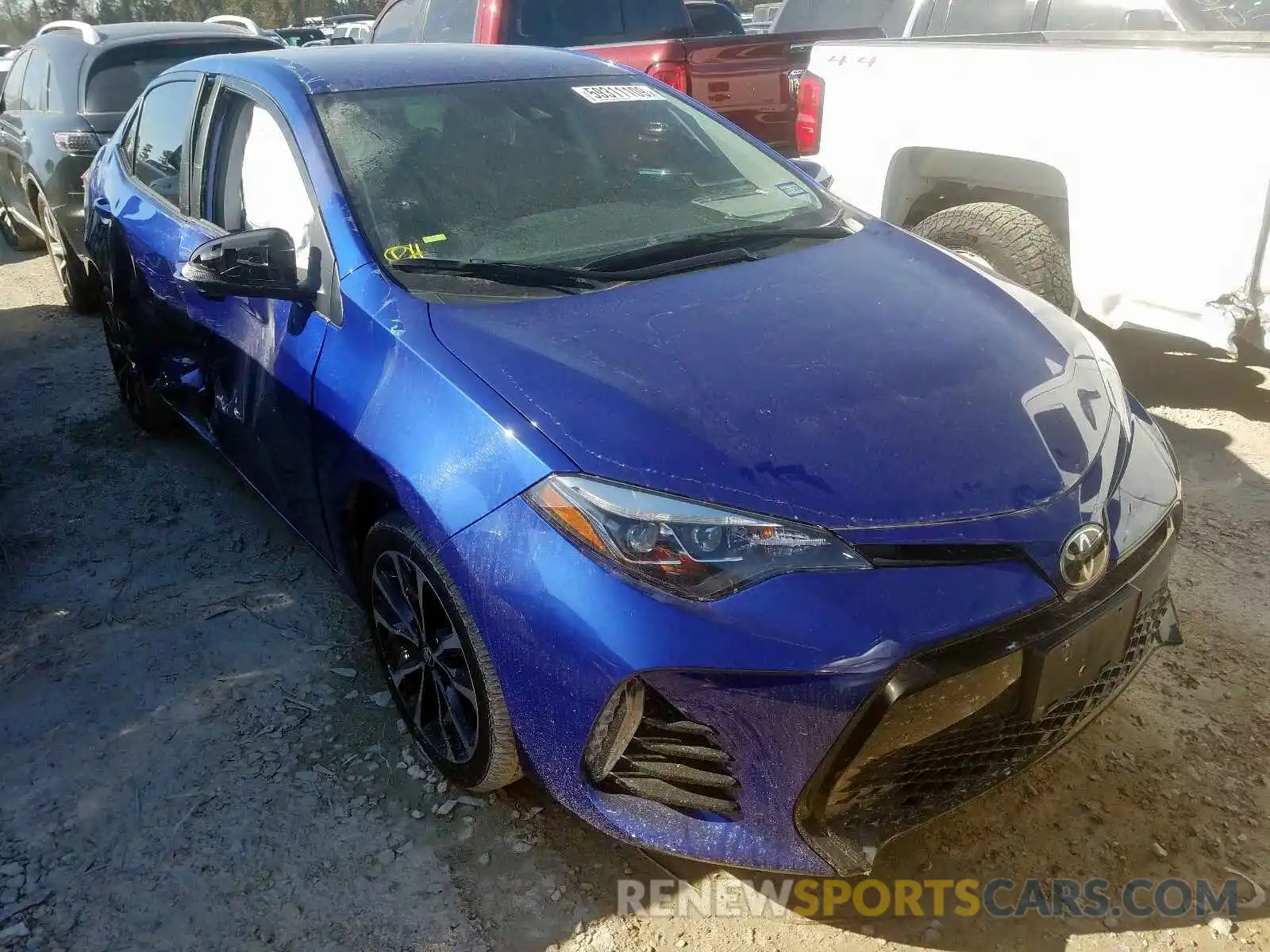 1 Photograph of a damaged car 5YFBURHE4KP877083 TOYOTA COROLLA 2019