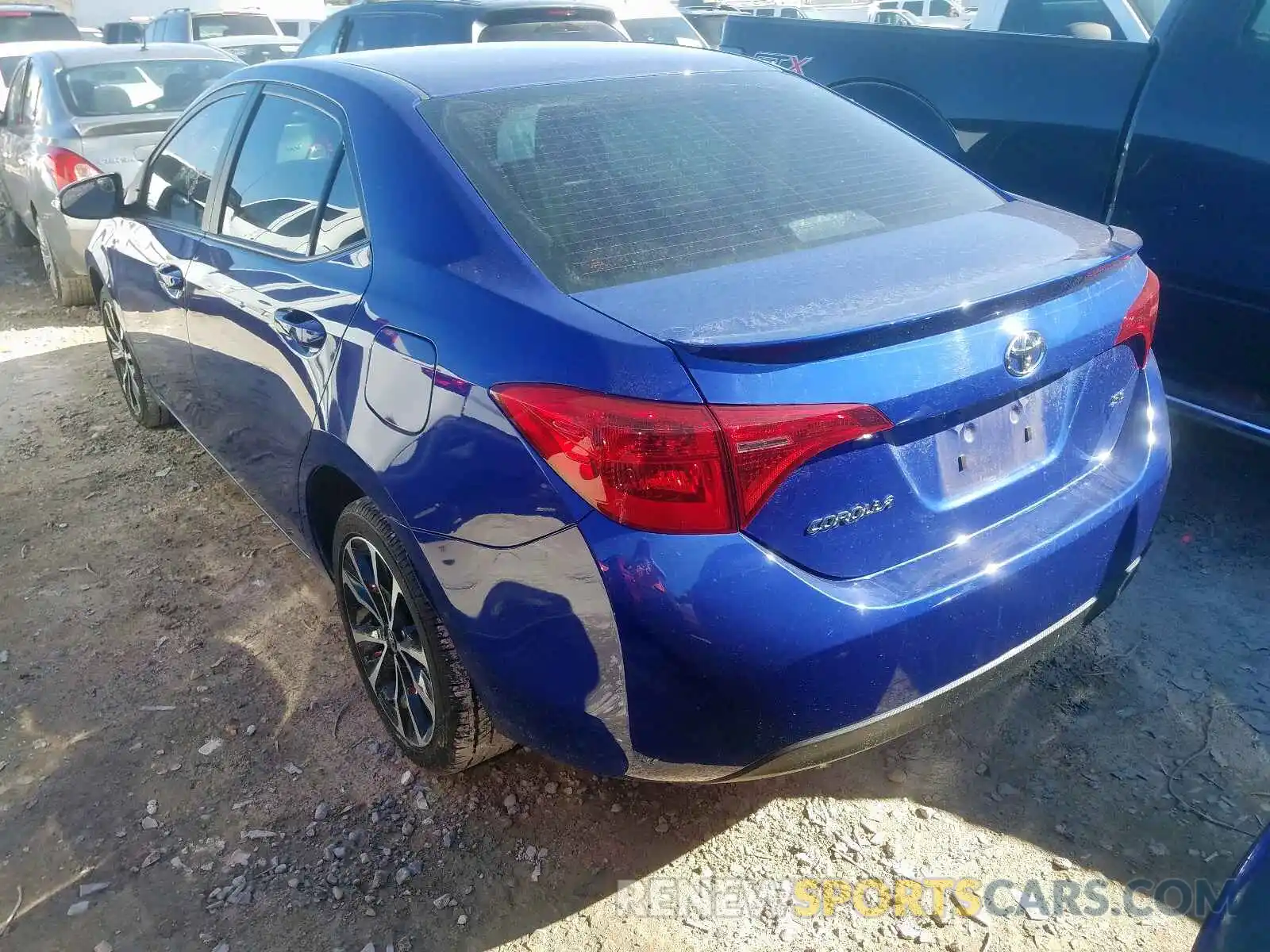 3 Photograph of a damaged car 5YFBURHE4KP877083 TOYOTA COROLLA 2019