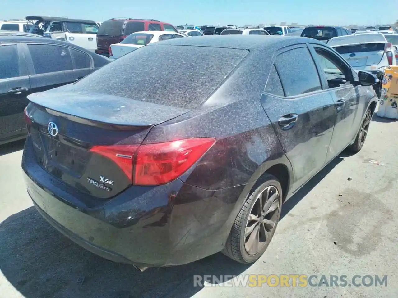 4 Photograph of a damaged car 5YFBURHE4KP877519 TOYOTA COROLLA 2019