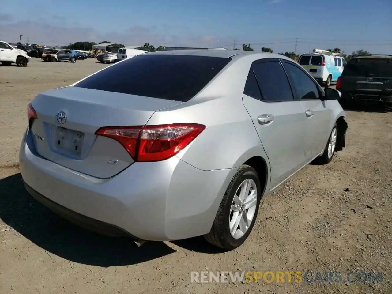 4 Photograph of a damaged car 5YFBURHE4KP877858 TOYOTA COROLLA 2019