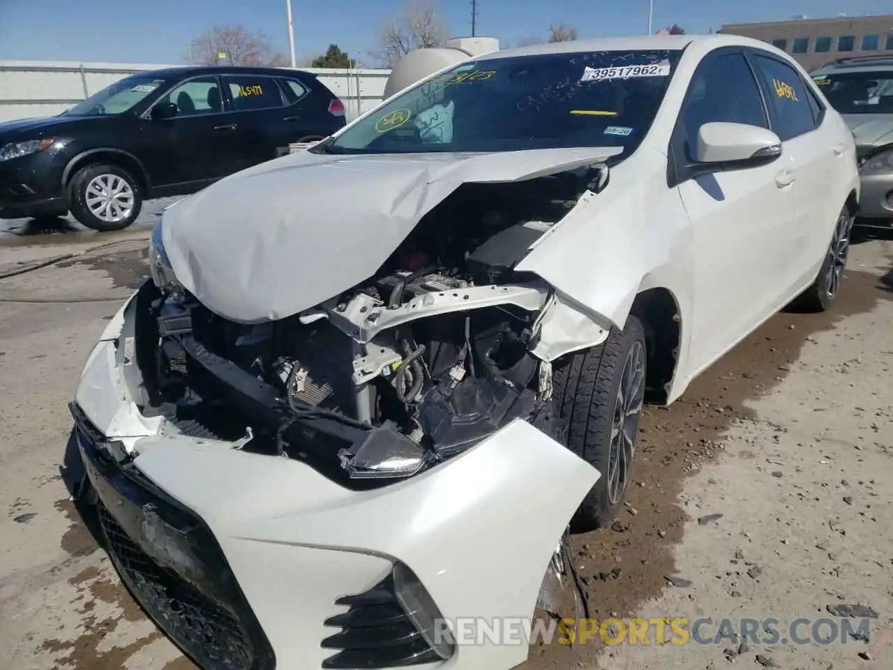 2 Photograph of a damaged car 5YFBURHE4KP878069 TOYOTA COROLLA 2019