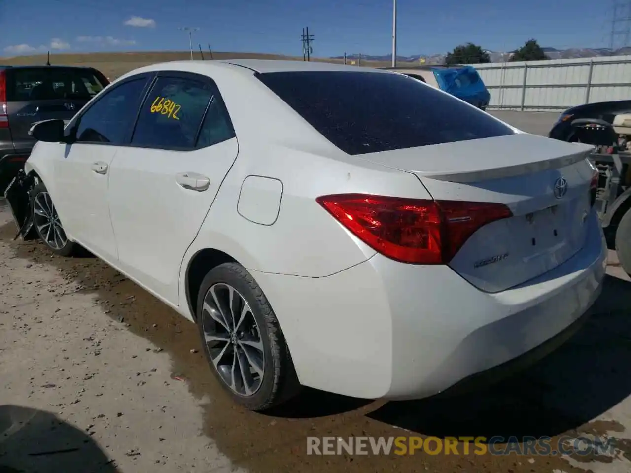 3 Photograph of a damaged car 5YFBURHE4KP878069 TOYOTA COROLLA 2019