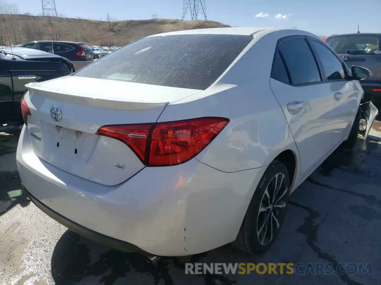 4 Photograph of a damaged car 5YFBURHE4KP878069 TOYOTA COROLLA 2019