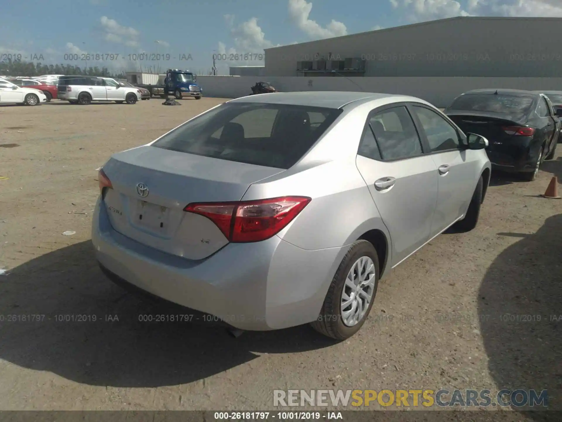 4 Photograph of a damaged car 5YFBURHE4KP878394 TOYOTA COROLLA 2019