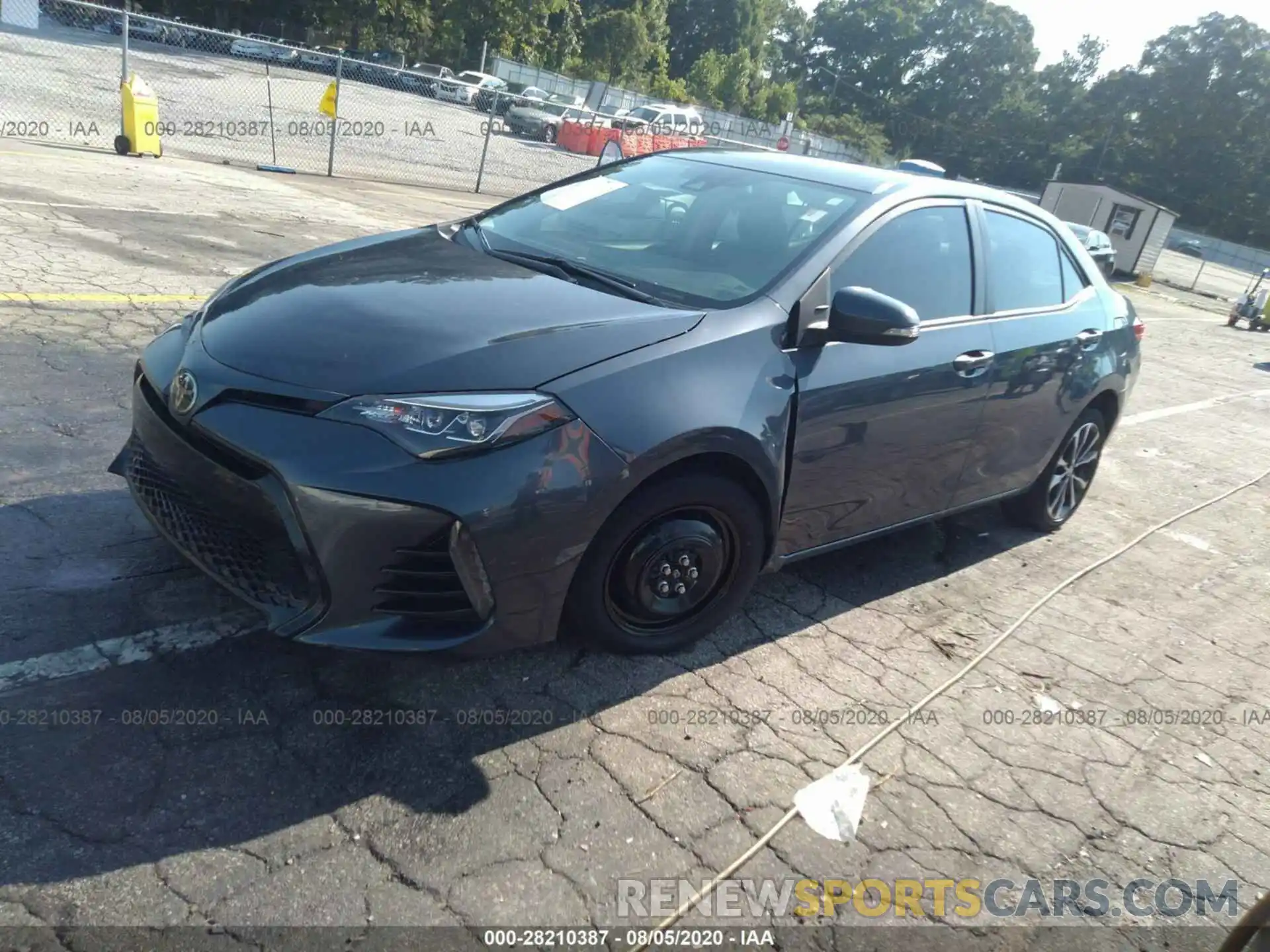 2 Photograph of a damaged car 5YFBURHE4KP878752 TOYOTA COROLLA 2019