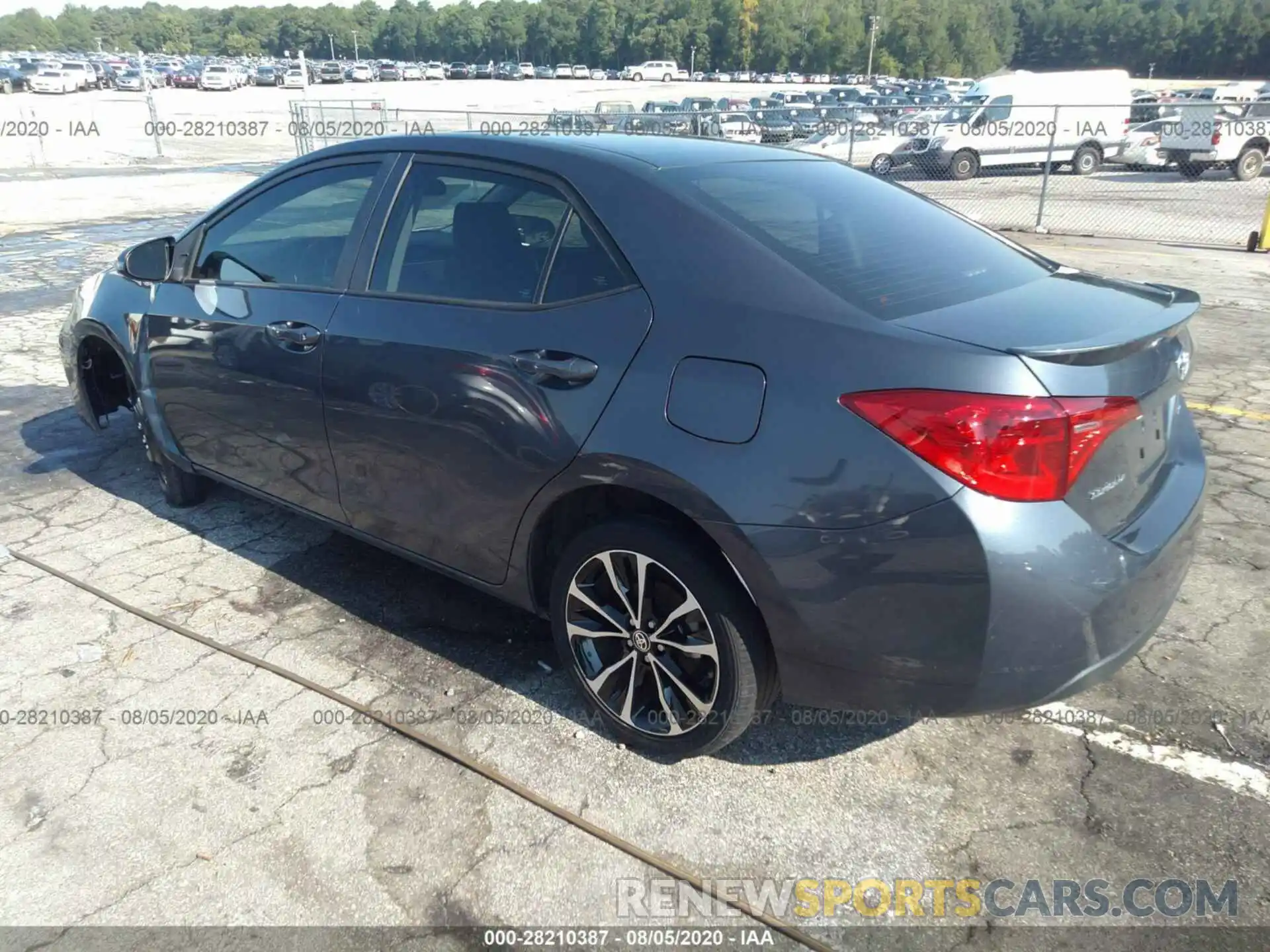 3 Фотография поврежденного автомобиля 5YFBURHE4KP878752 TOYOTA COROLLA 2019