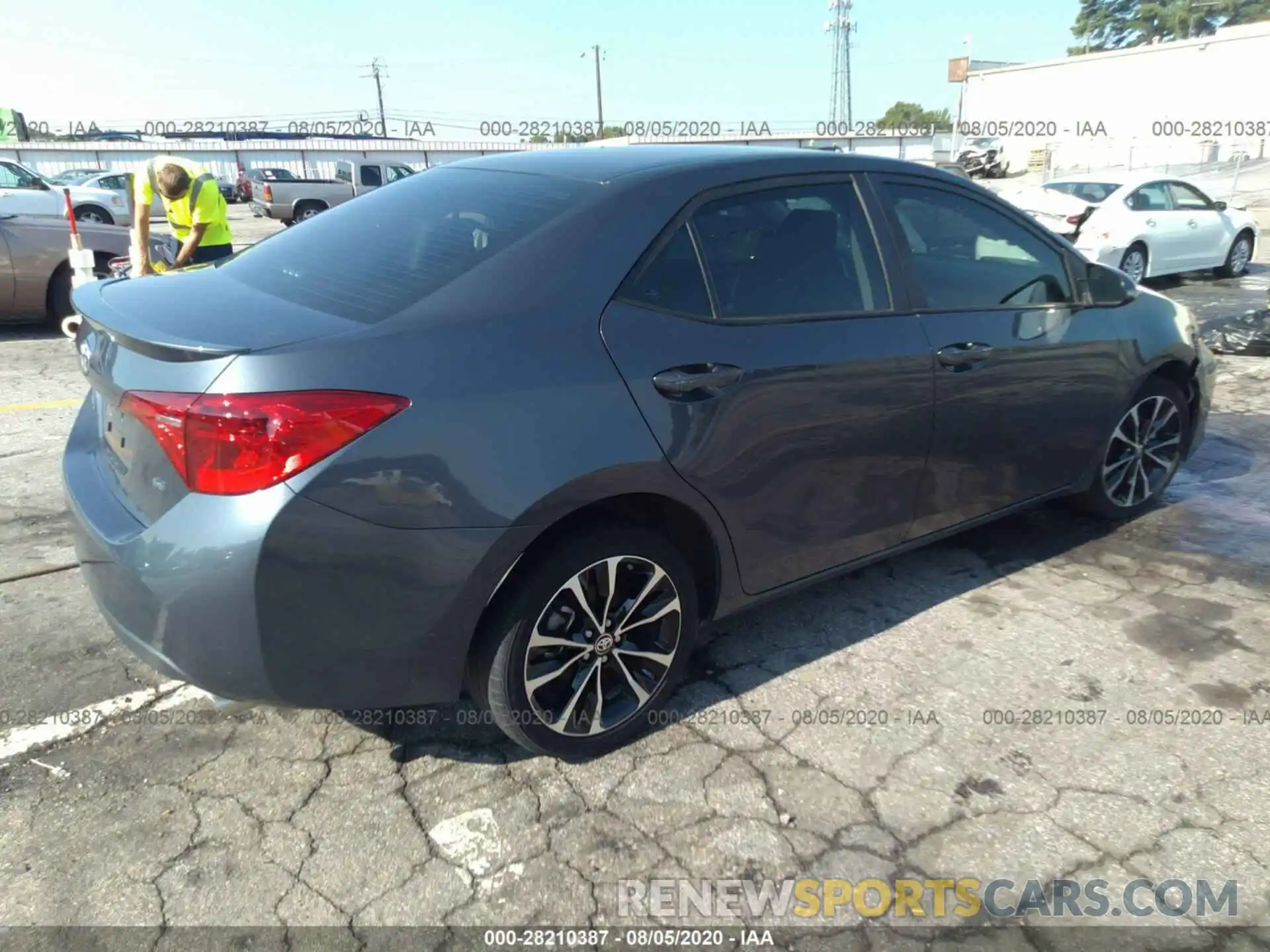 4 Photograph of a damaged car 5YFBURHE4KP878752 TOYOTA COROLLA 2019