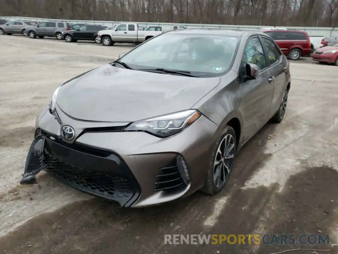 2 Photograph of a damaged car 5YFBURHE4KP878847 TOYOTA COROLLA 2019