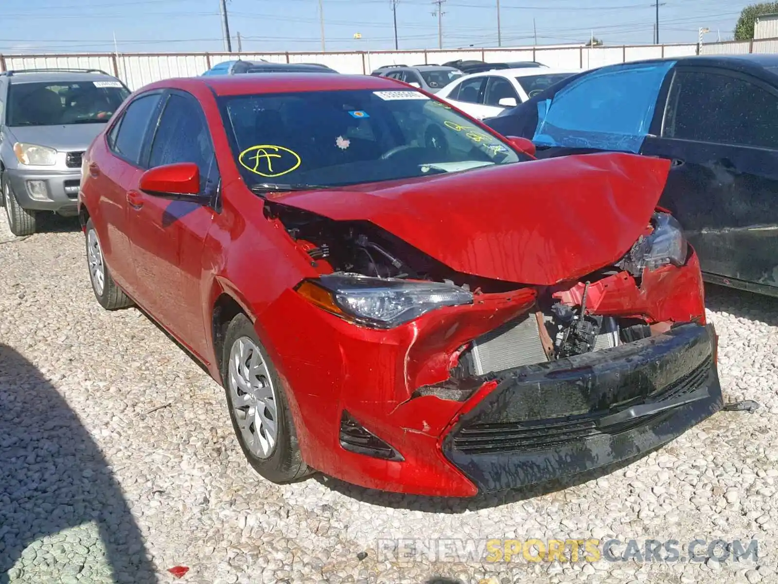 1 Photograph of a damaged car 5YFBURHE4KP879044 TOYOTA COROLLA 2019