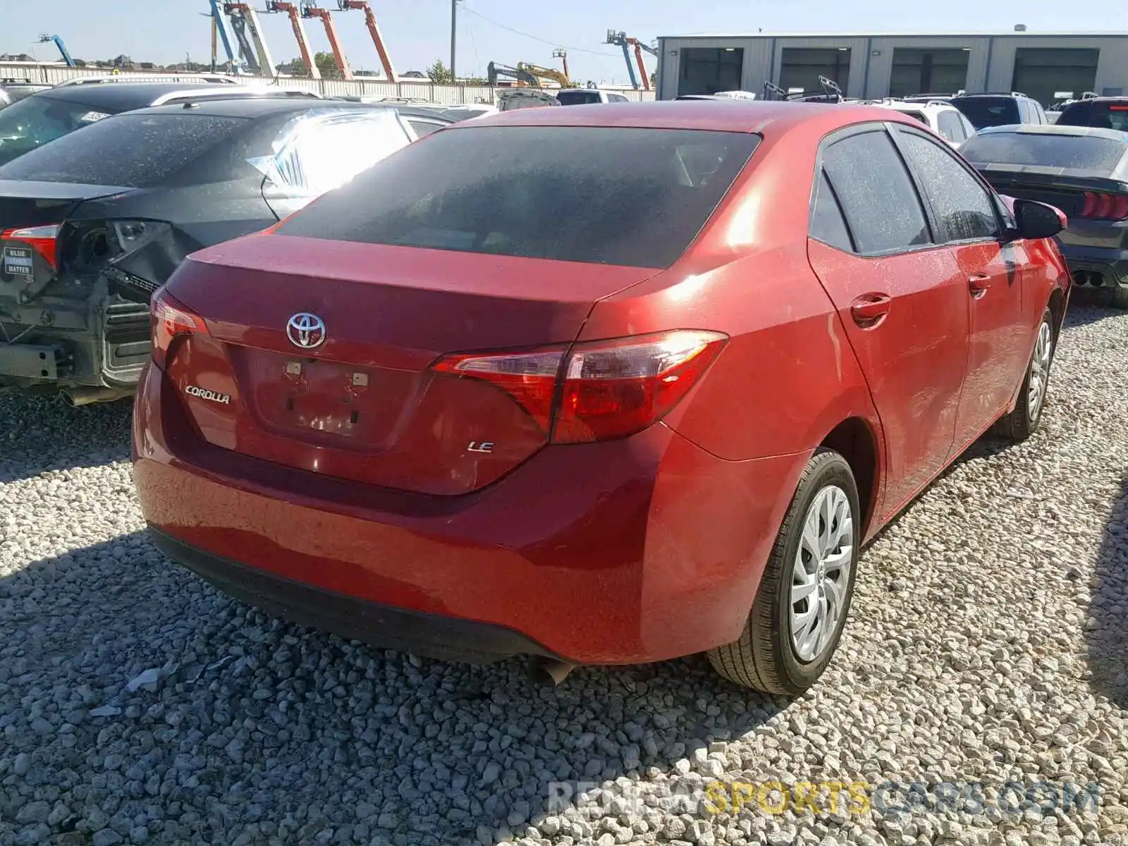 4 Photograph of a damaged car 5YFBURHE4KP879044 TOYOTA COROLLA 2019