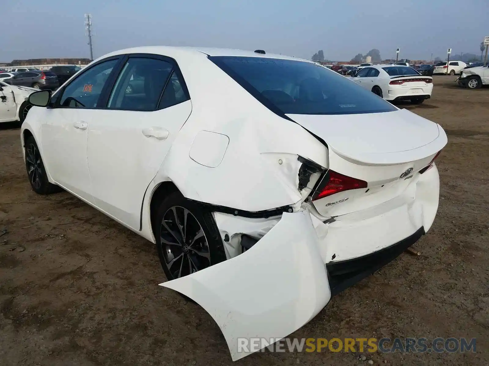3 Photograph of a damaged car 5YFBURHE4KP879402 TOYOTA COROLLA 2019