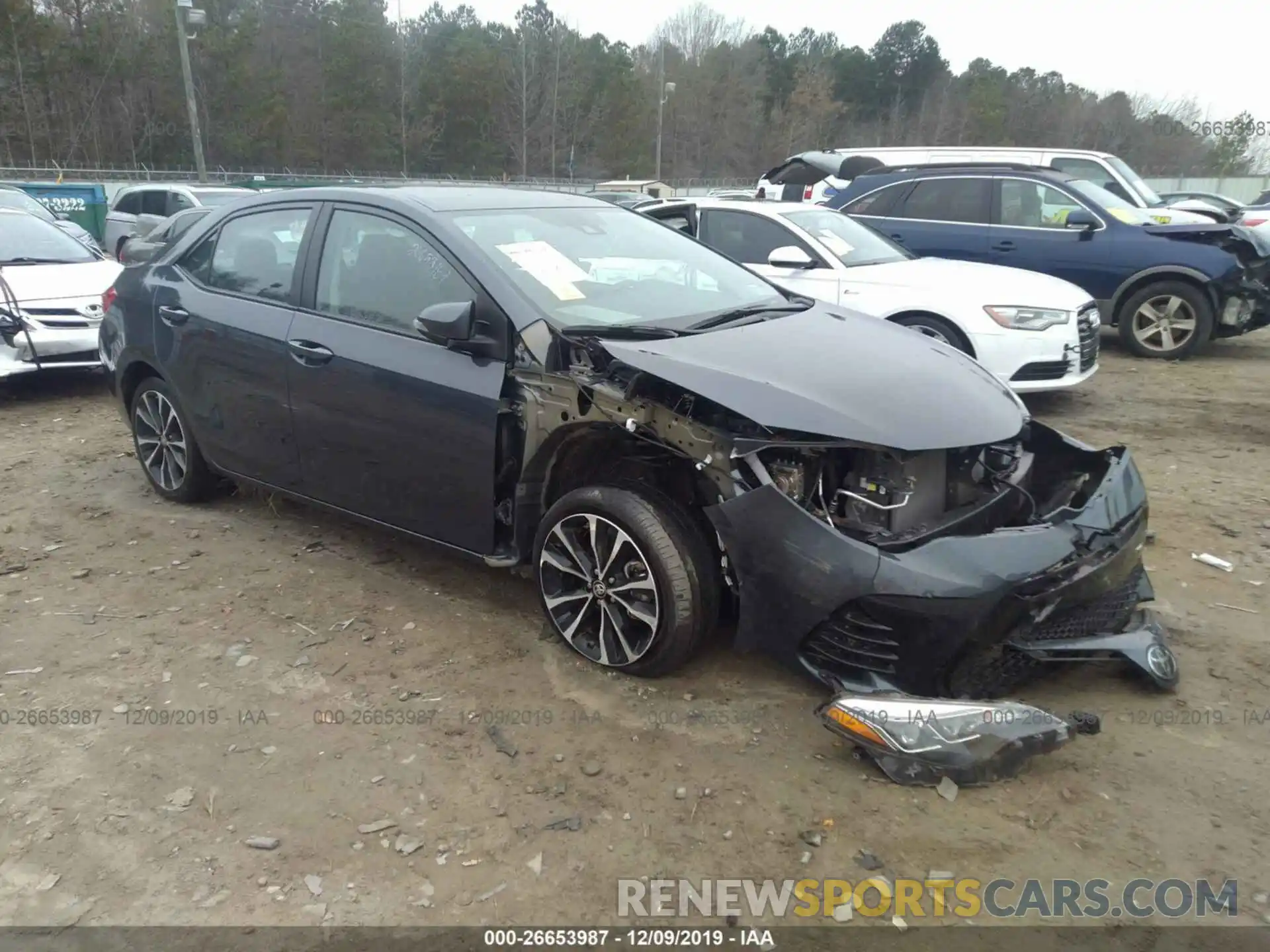 1 Photograph of a damaged car 5YFBURHE4KP879559 TOYOTA COROLLA 2019