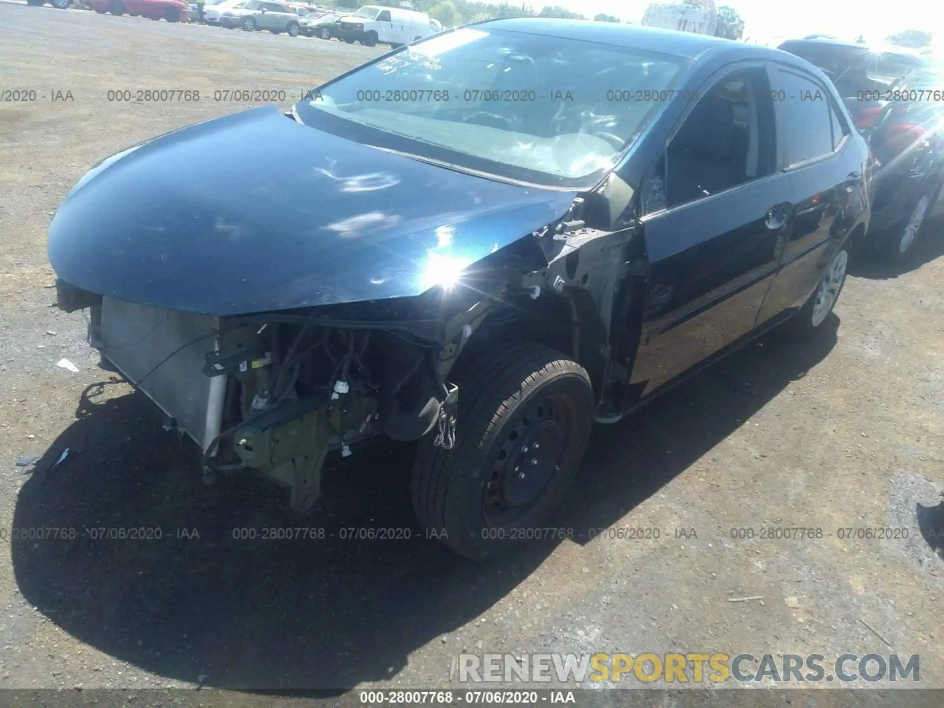 2 Photograph of a damaged car 5YFBURHE4KP880016 TOYOTA COROLLA 2019