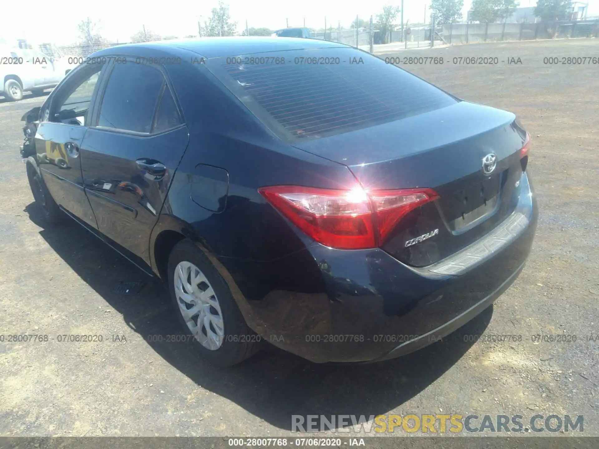 3 Photograph of a damaged car 5YFBURHE4KP880016 TOYOTA COROLLA 2019