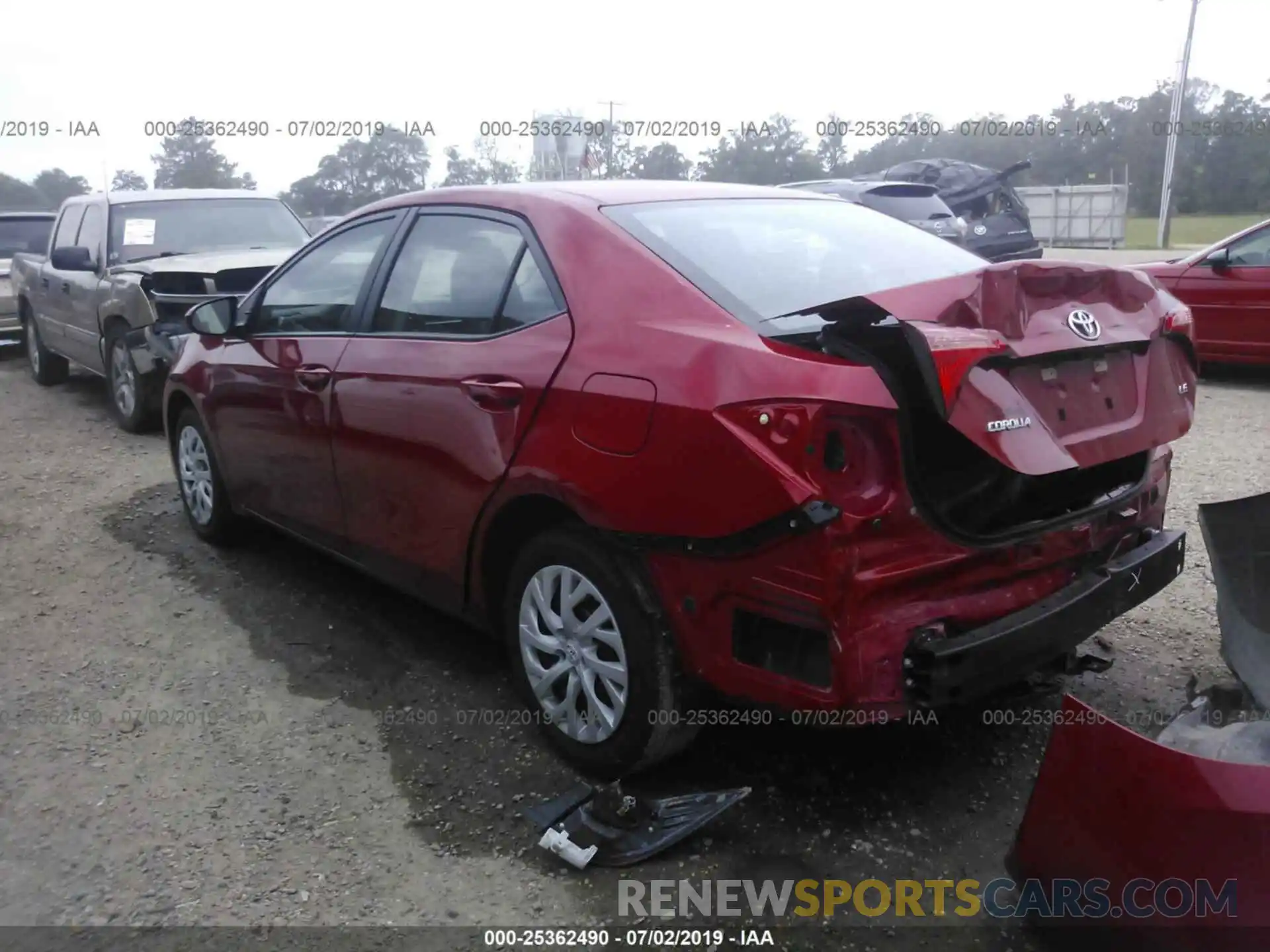 3 Photograph of a damaged car 5YFBURHE4KP880596 TOYOTA COROLLA 2019