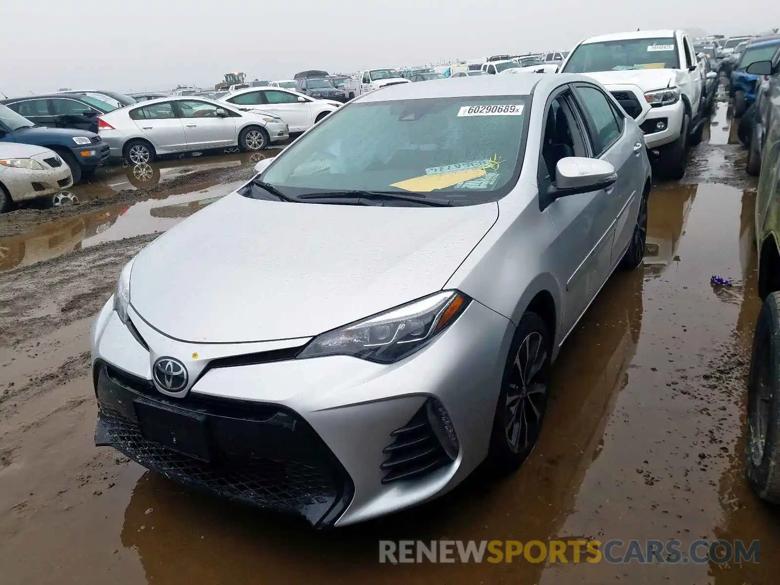 2 Photograph of a damaged car 5YFBURHE4KP880968 TOYOTA COROLLA 2019