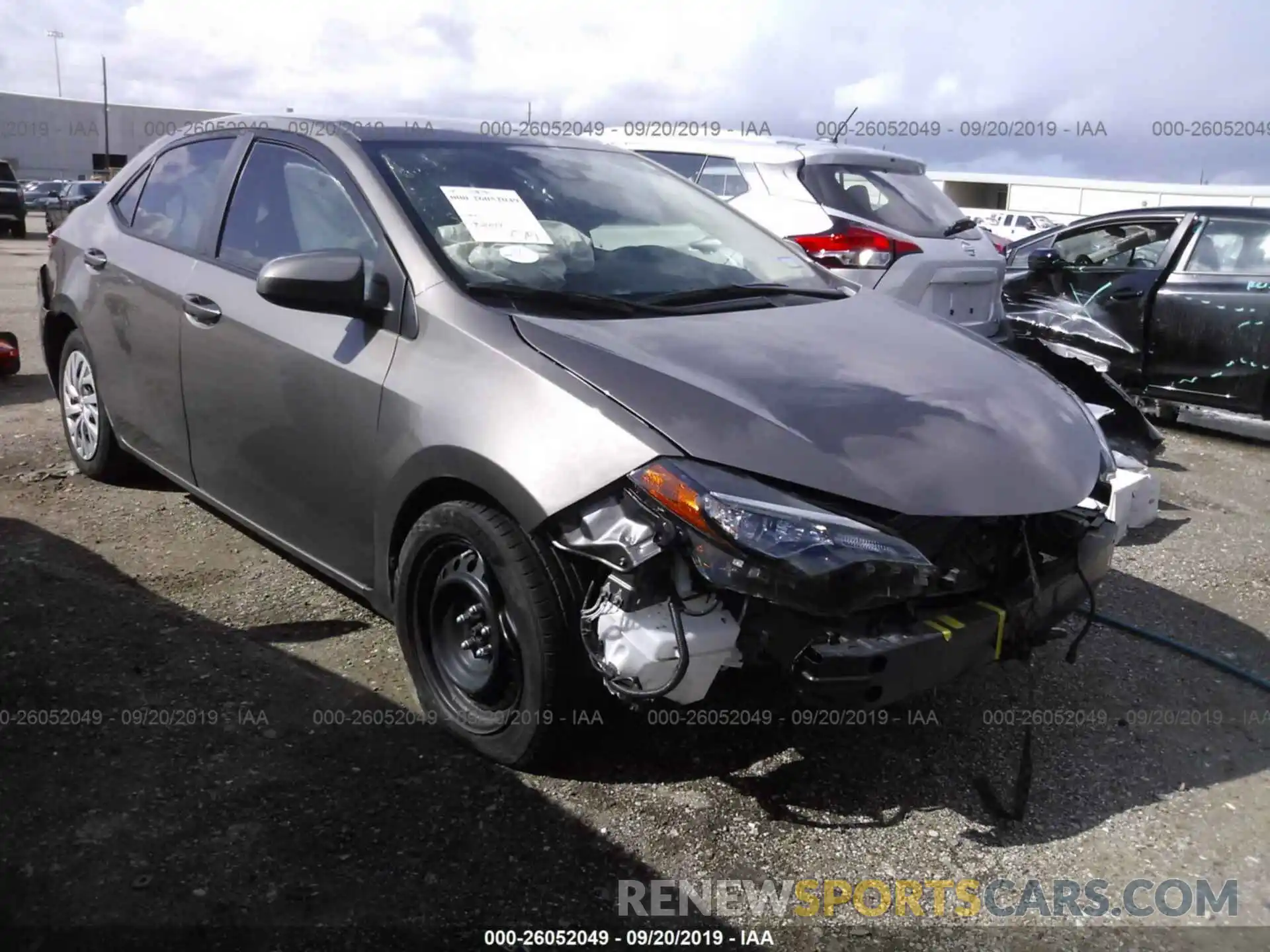 1 Photograph of a damaged car 5YFBURHE4KP880999 TOYOTA COROLLA 2019