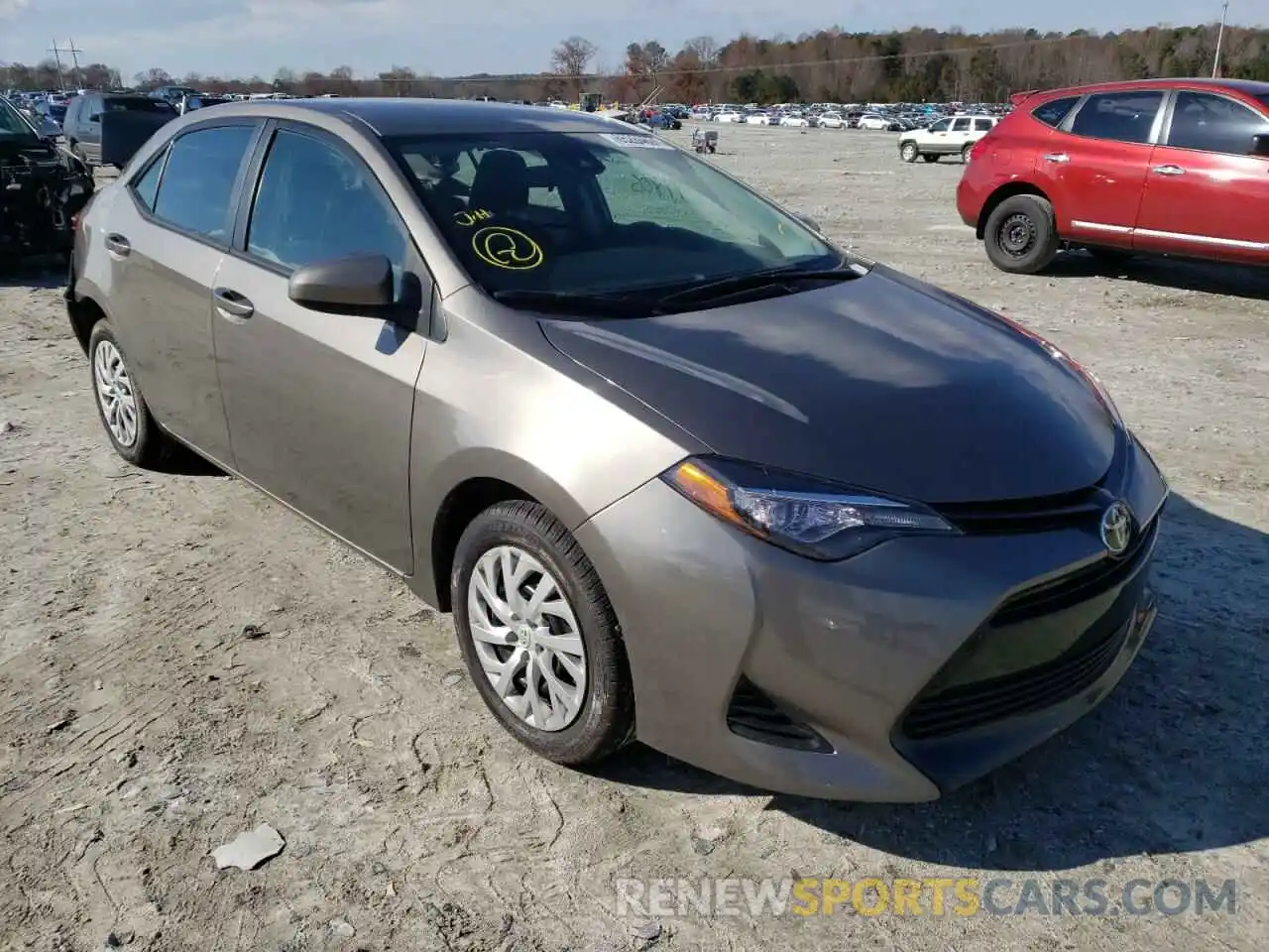 1 Photograph of a damaged car 5YFBURHE4KP881375 TOYOTA COROLLA 2019