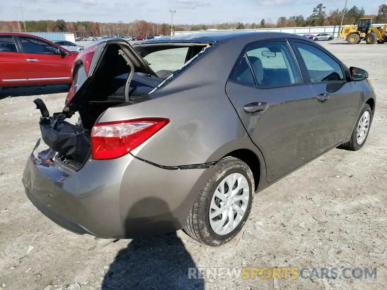 4 Photograph of a damaged car 5YFBURHE4KP881375 TOYOTA COROLLA 2019