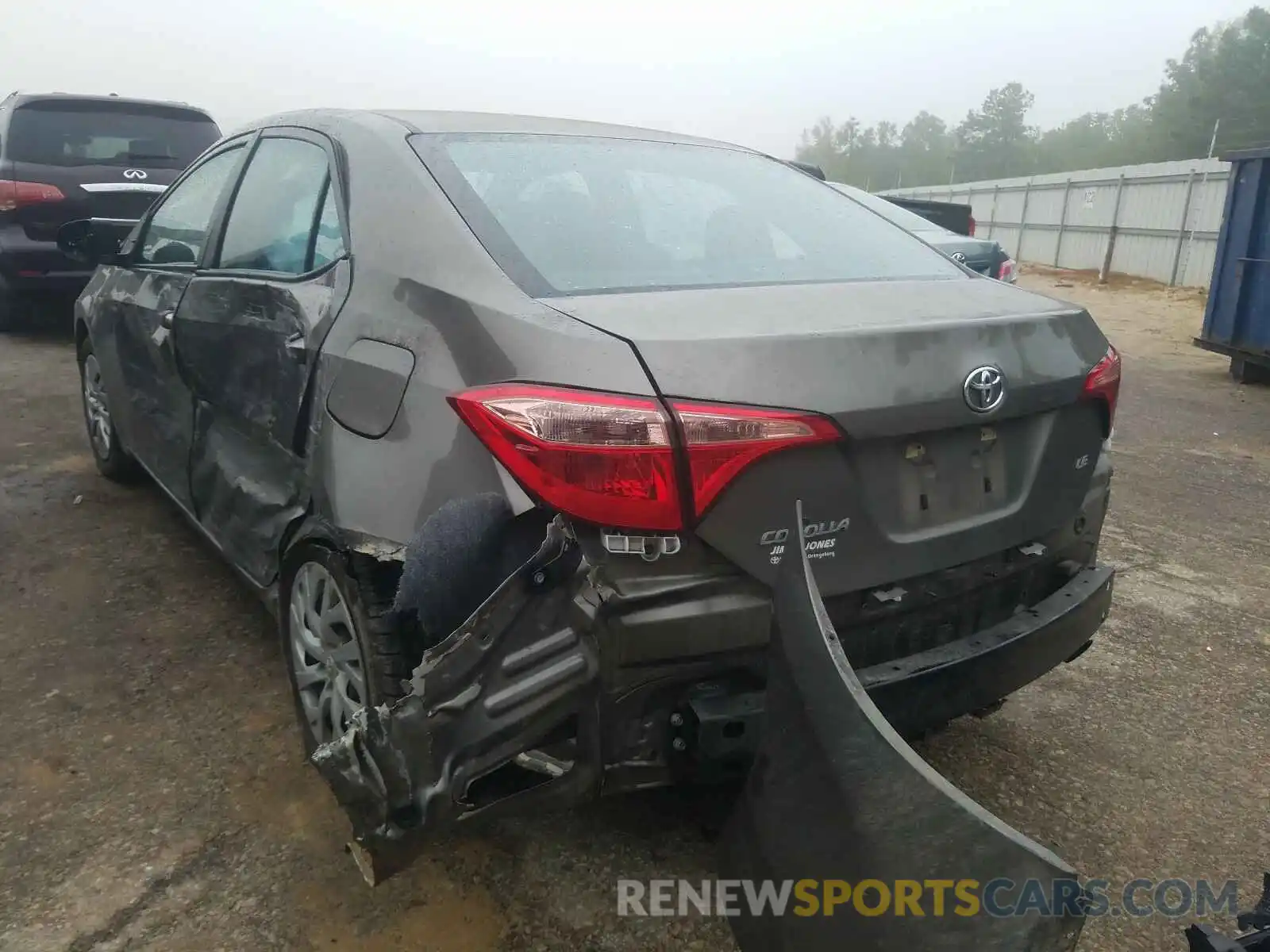 3 Photograph of a damaged car 5YFBURHE4KP881909 TOYOTA COROLLA 2019