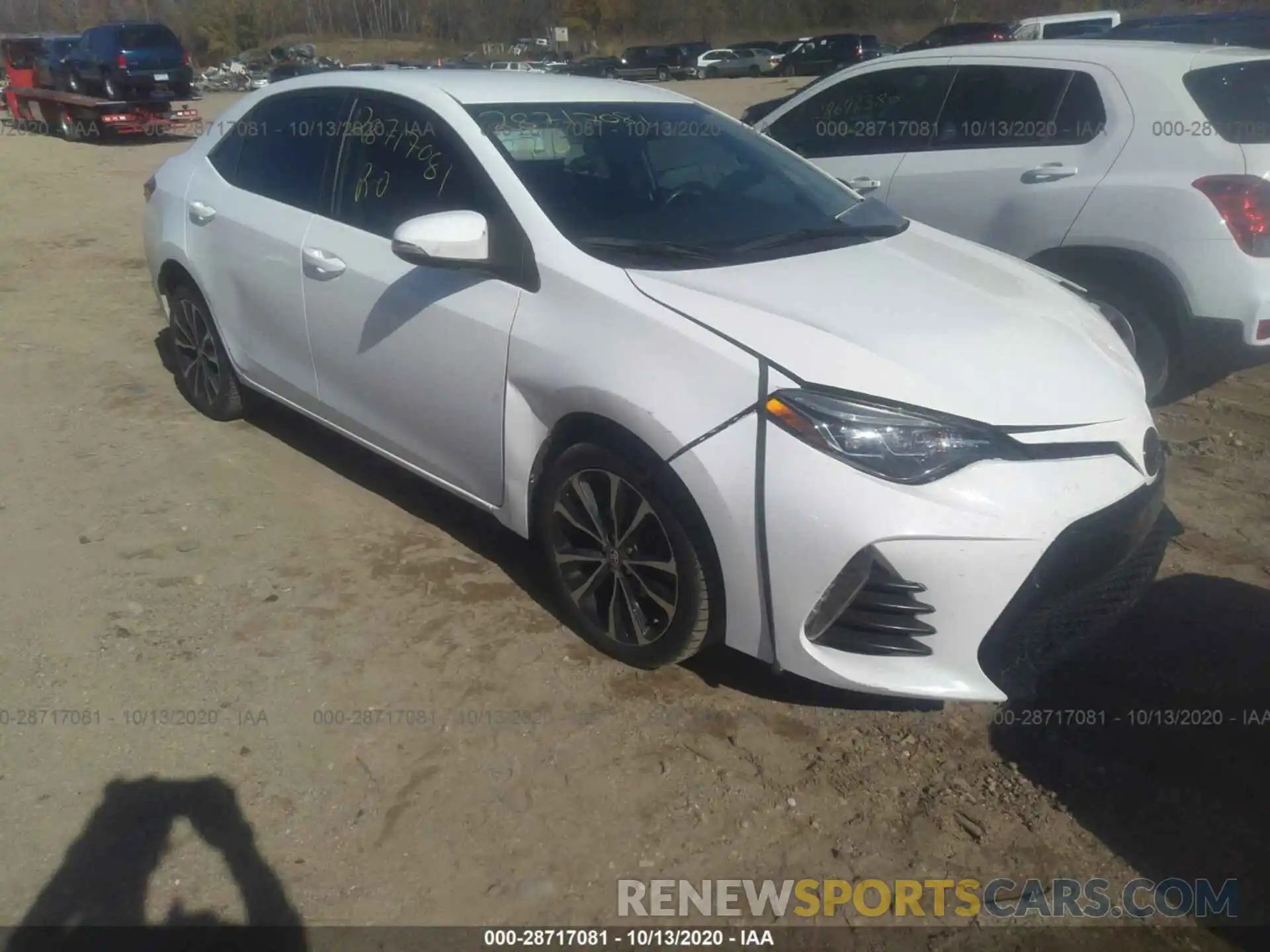 1 Photograph of a damaged car 5YFBURHE4KP882154 TOYOTA COROLLA 2019