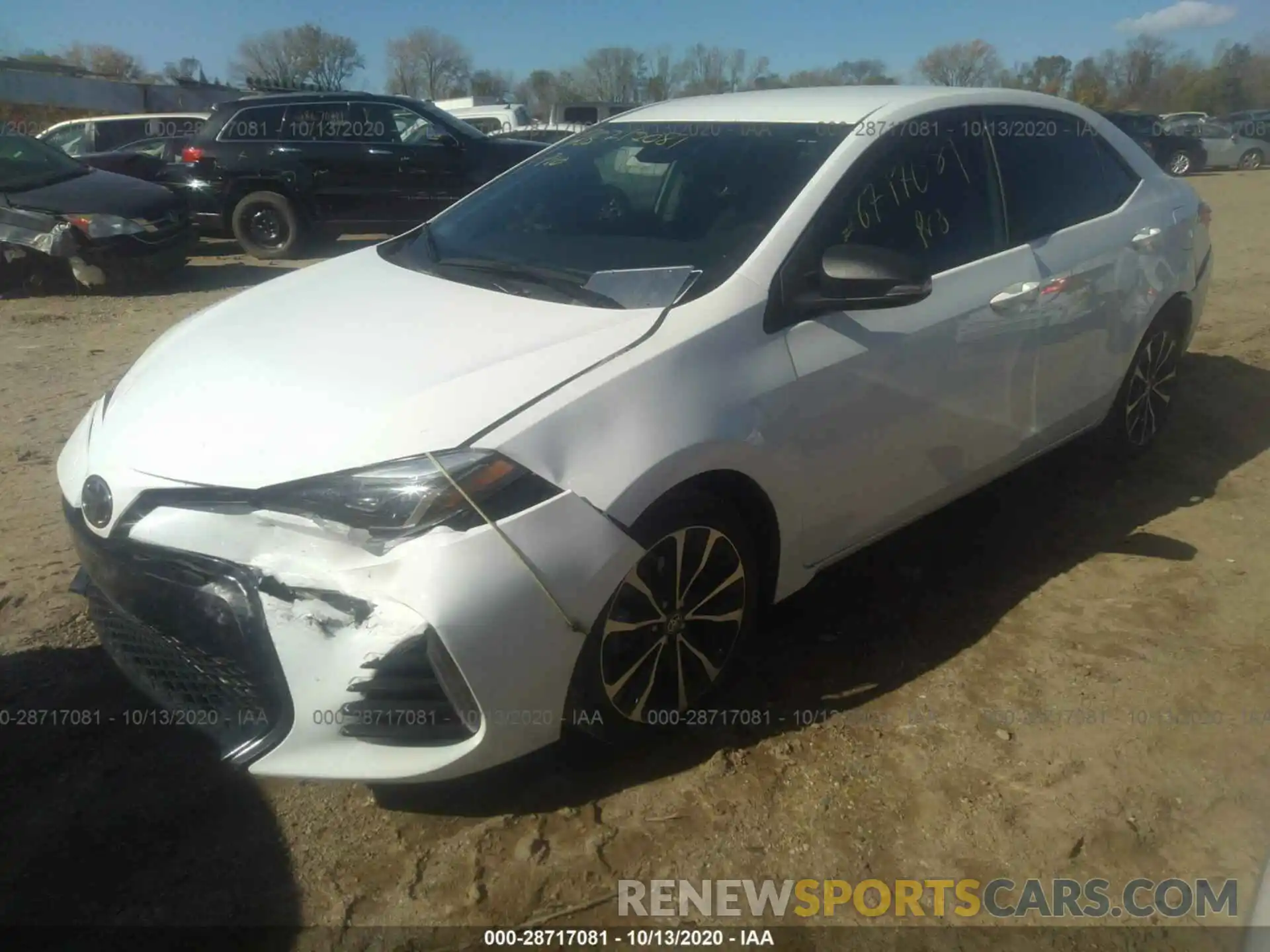 2 Photograph of a damaged car 5YFBURHE4KP882154 TOYOTA COROLLA 2019