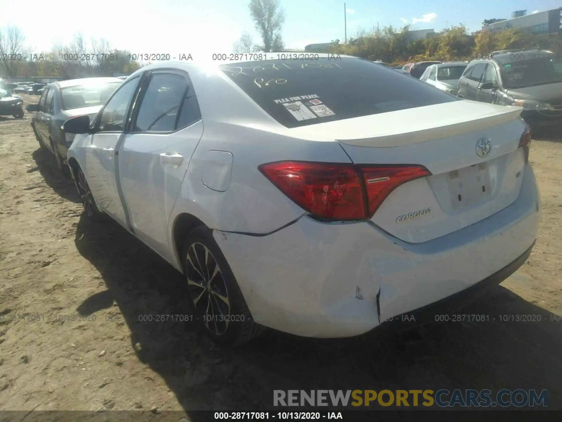 3 Photograph of a damaged car 5YFBURHE4KP882154 TOYOTA COROLLA 2019