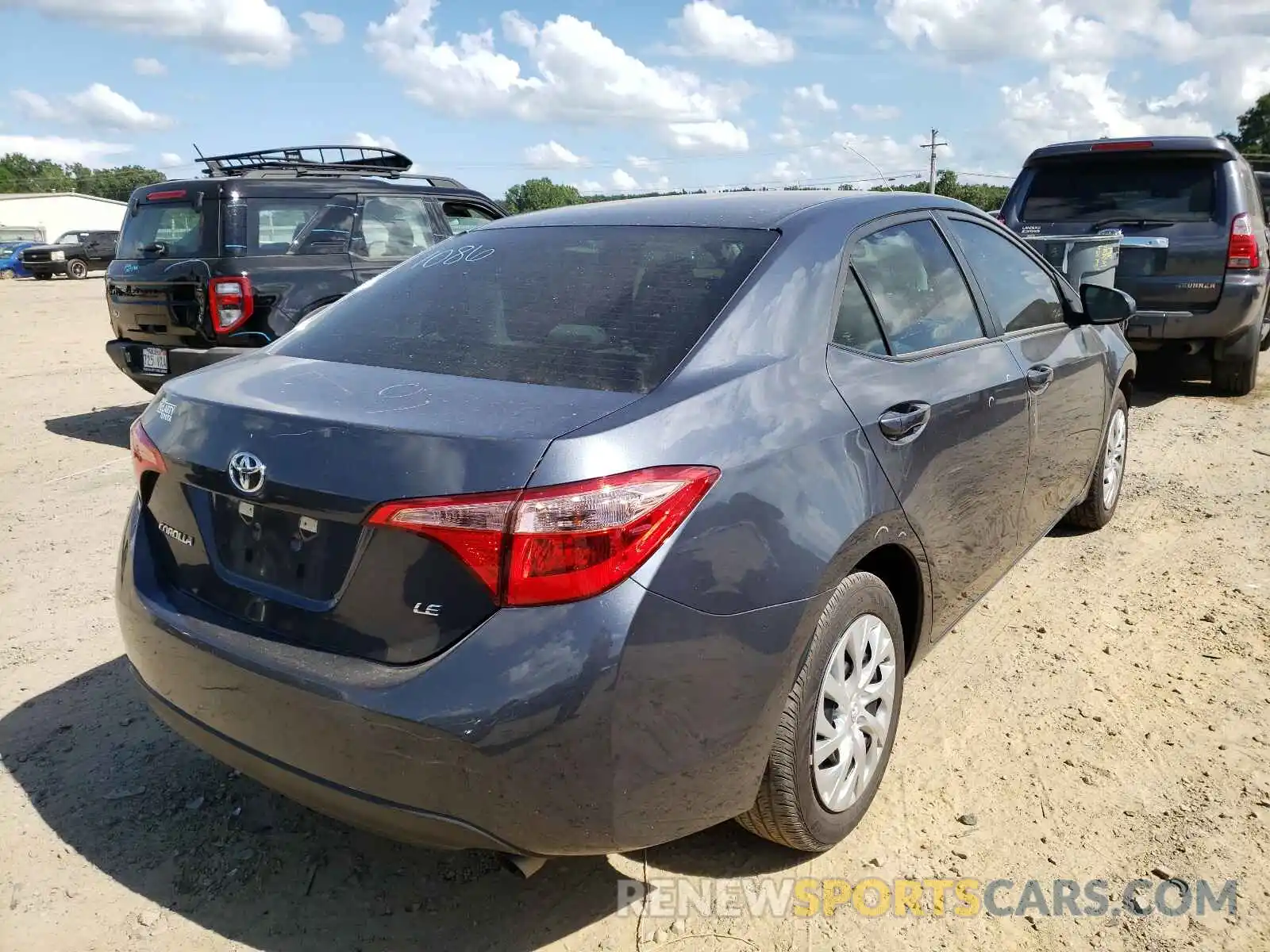 4 Photograph of a damaged car 5YFBURHE4KP882395 TOYOTA COROLLA 2019