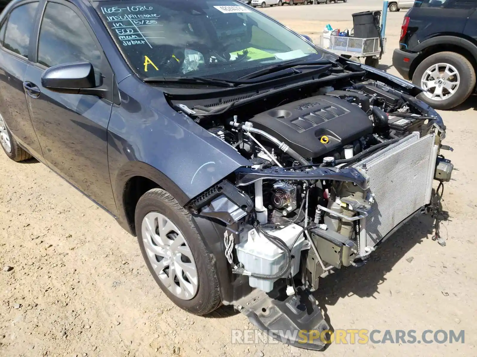 9 Photograph of a damaged car 5YFBURHE4KP882395 TOYOTA COROLLA 2019