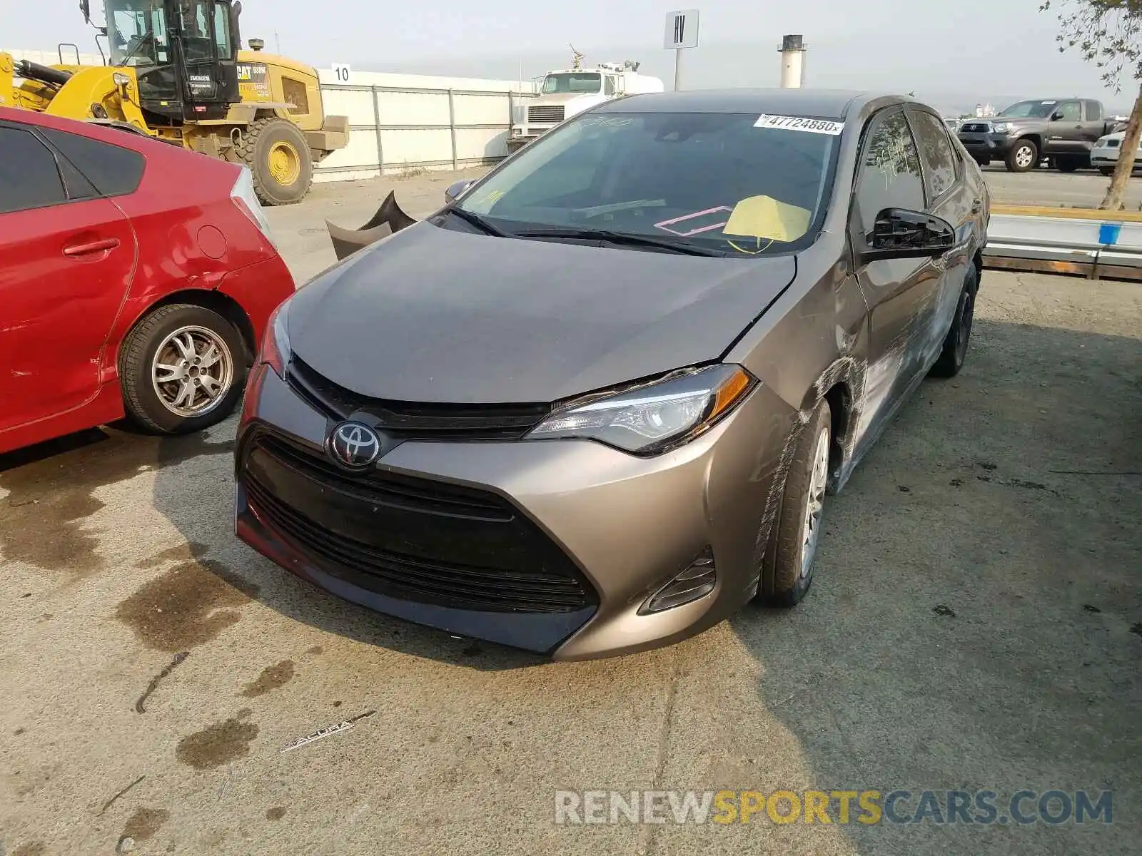 2 Photograph of a damaged car 5YFBURHE4KP882610 TOYOTA COROLLA 2019