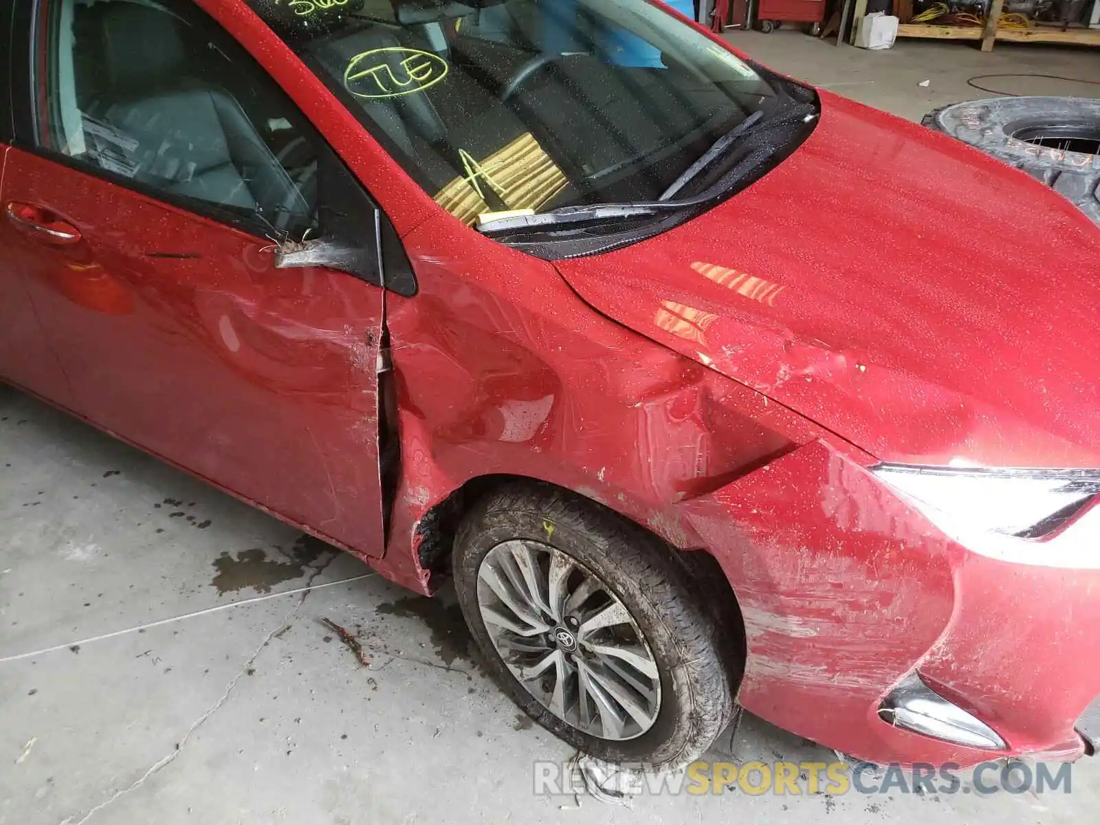 9 Photograph of a damaged car 5YFBURHE4KP882719 TOYOTA COROLLA 2019