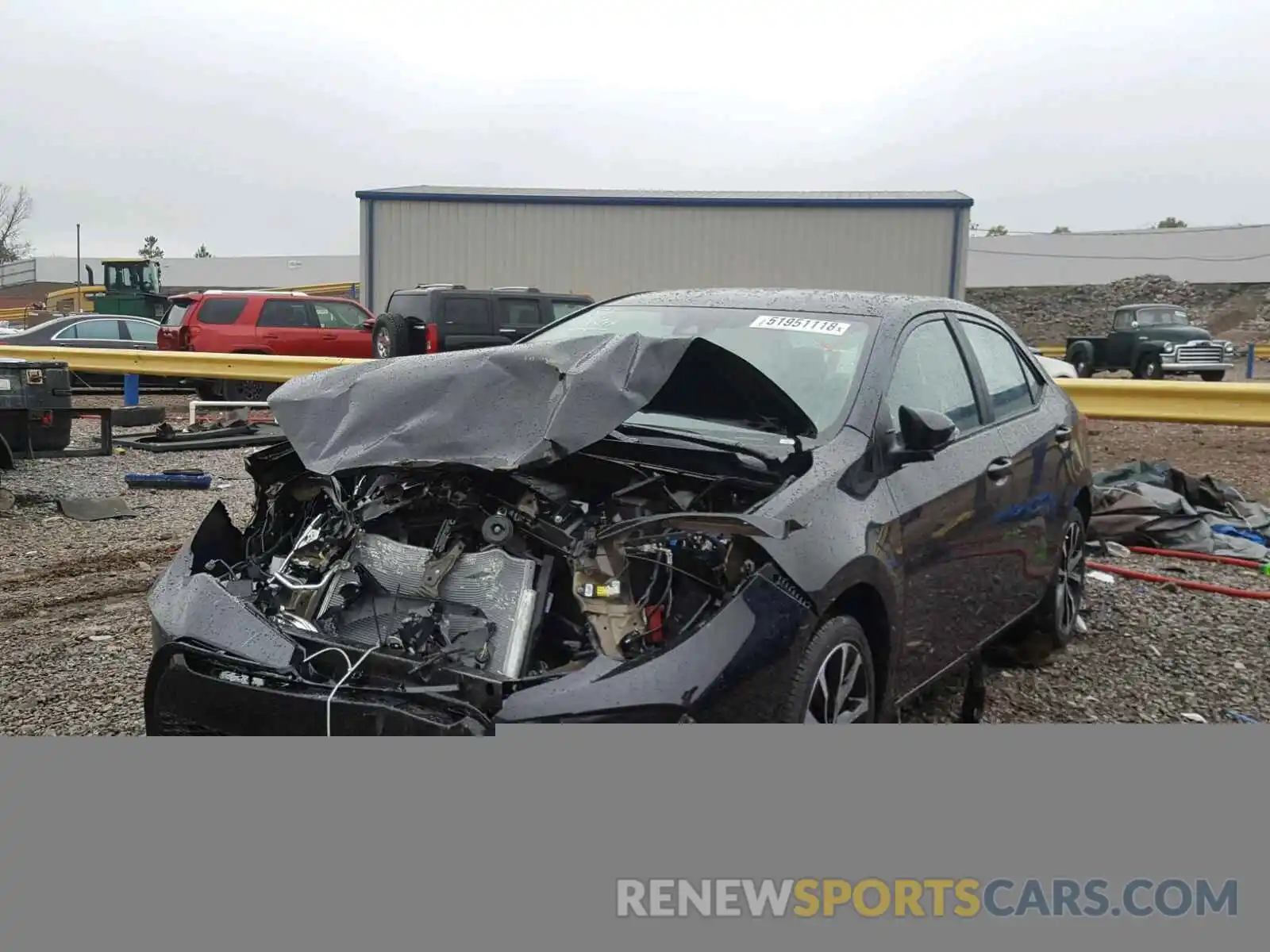 2 Photograph of a damaged car 5YFBURHE4KP882753 TOYOTA COROLLA 2019