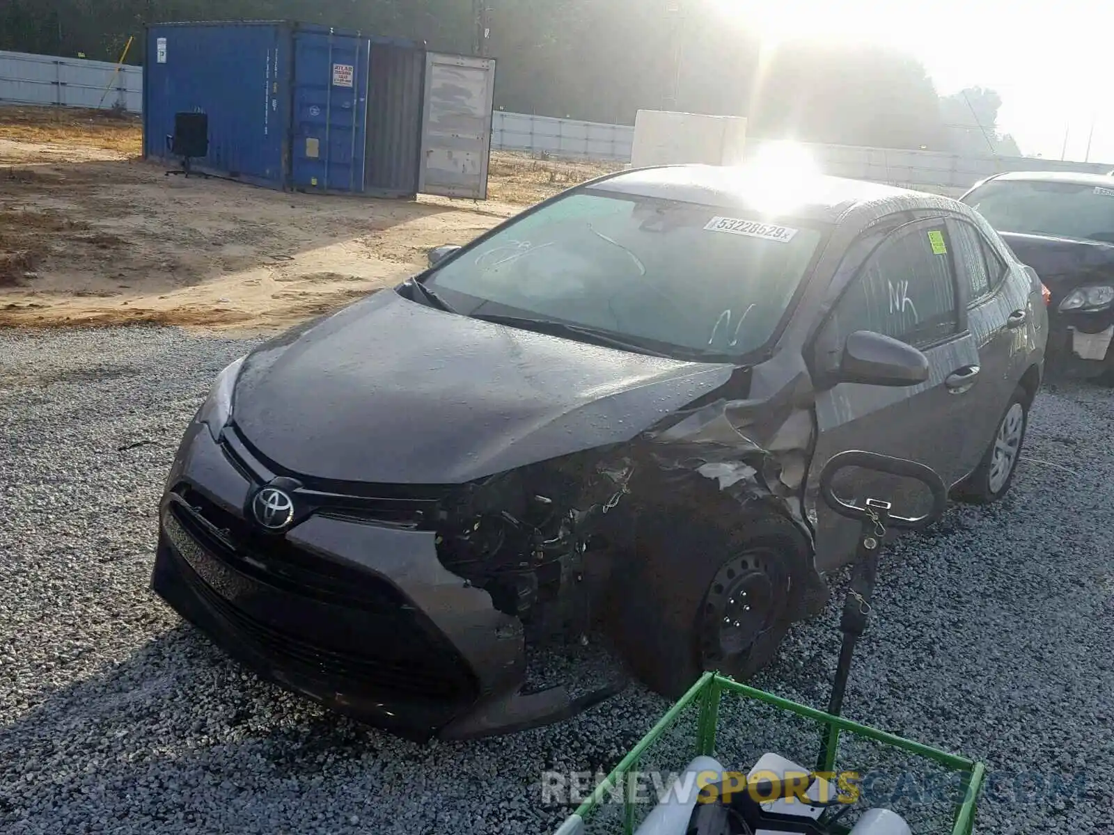 2 Photograph of a damaged car 5YFBURHE4KP882770 TOYOTA COROLLA 2019