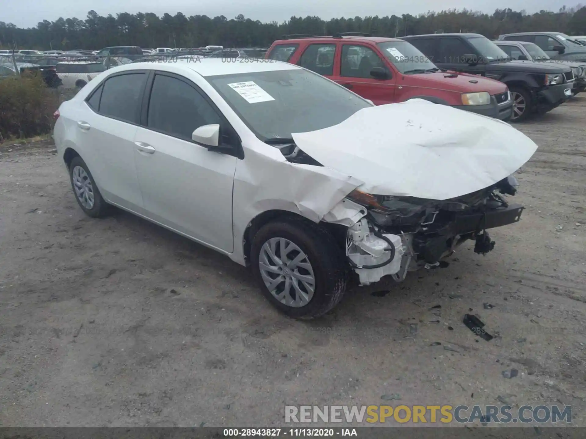 1 Photograph of a damaged car 5YFBURHE4KP882901 TOYOTA COROLLA 2019